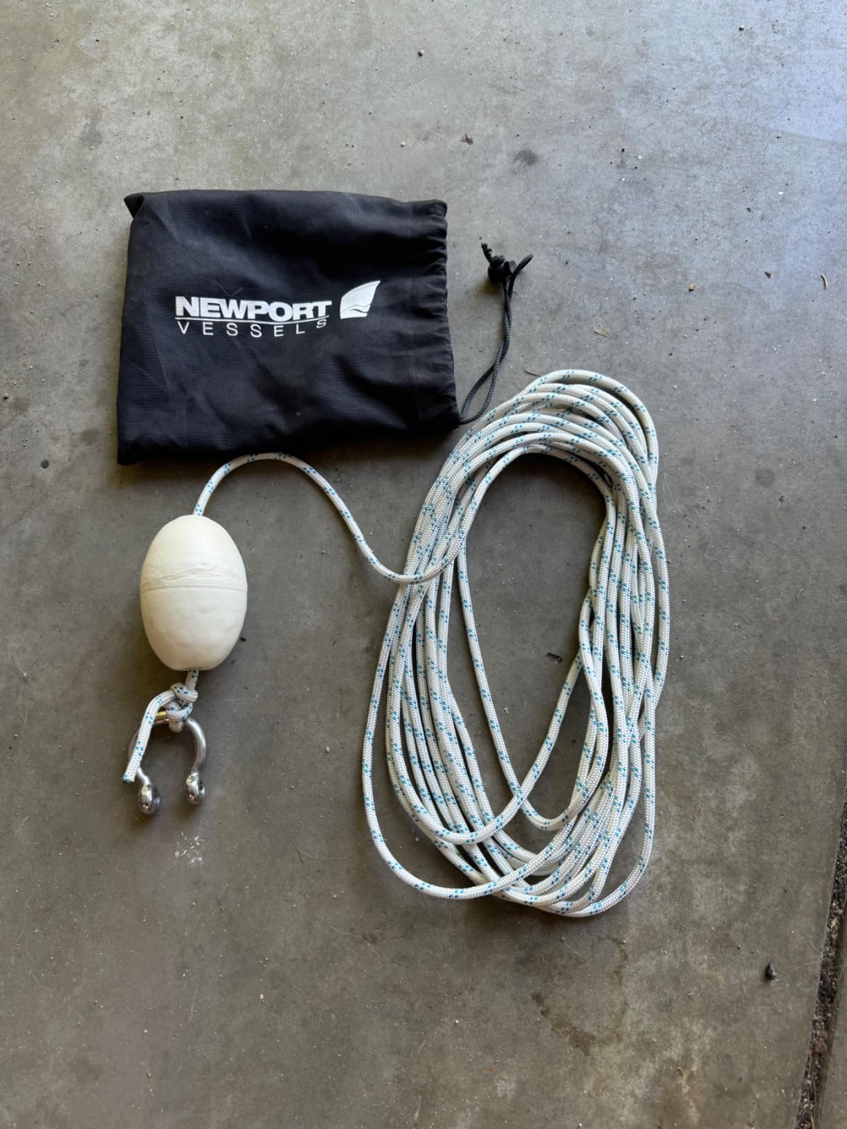 Newport Premium 5lb Mushroom Anchor Kit w/Bag, Rope, Buoy, & Stainless Hardware customer photo 1