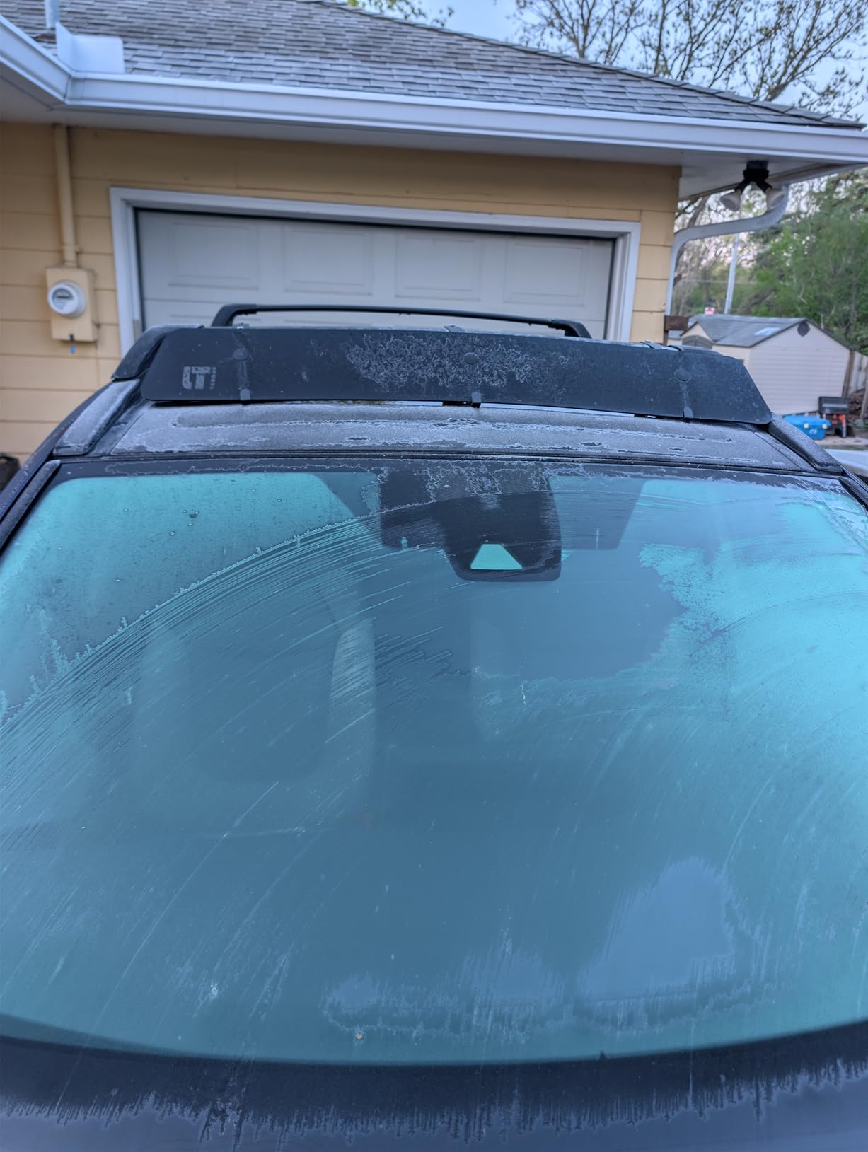 Roof Top Rack Noise Reducer Wind Fairing with Cross Bars Mount Rooftop Carrier Air Deflector 43