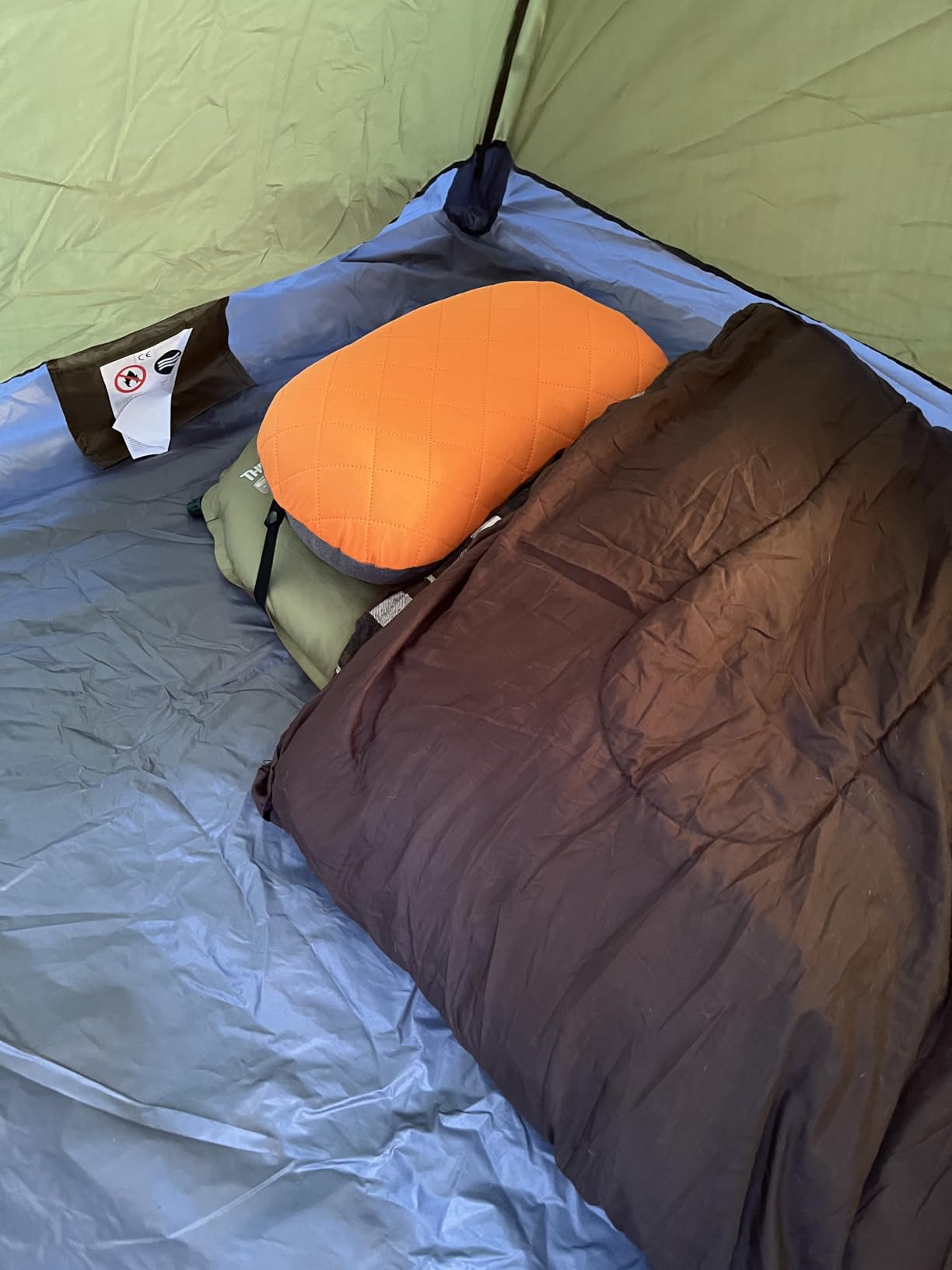 MARCHWAY Ultralight Inflatable Camping Pillow with Soft Washable Cover, Compact Compressible Portable Travel Air Pillow for Outdoor Camp, Sport, Hiking, Backpacking Sleep customer photo 1