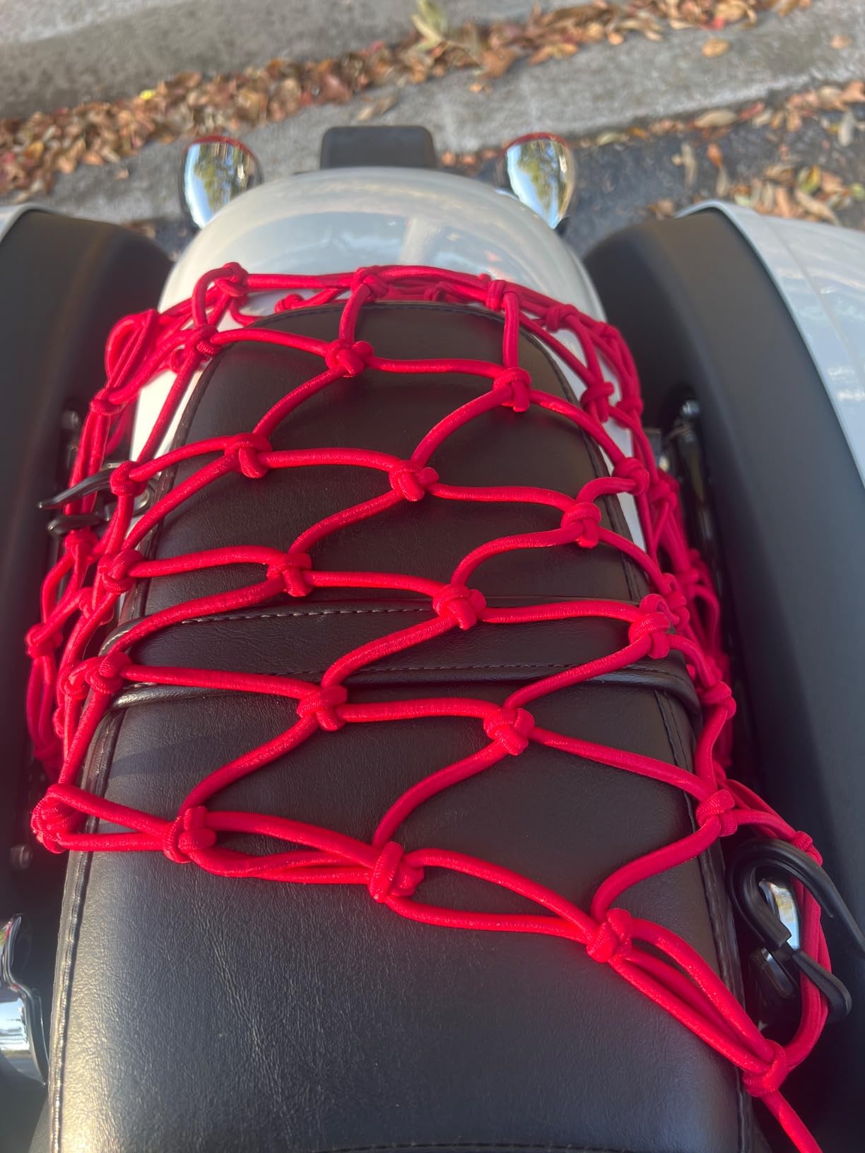 Natural Latex Core Cargo Net for Car SUV Roof Rack | 3'x4' Stretches to 6'x8' Small Bungee Net for Pickup Bed | 12 Carabiners + 12 Hooks | Tight 4