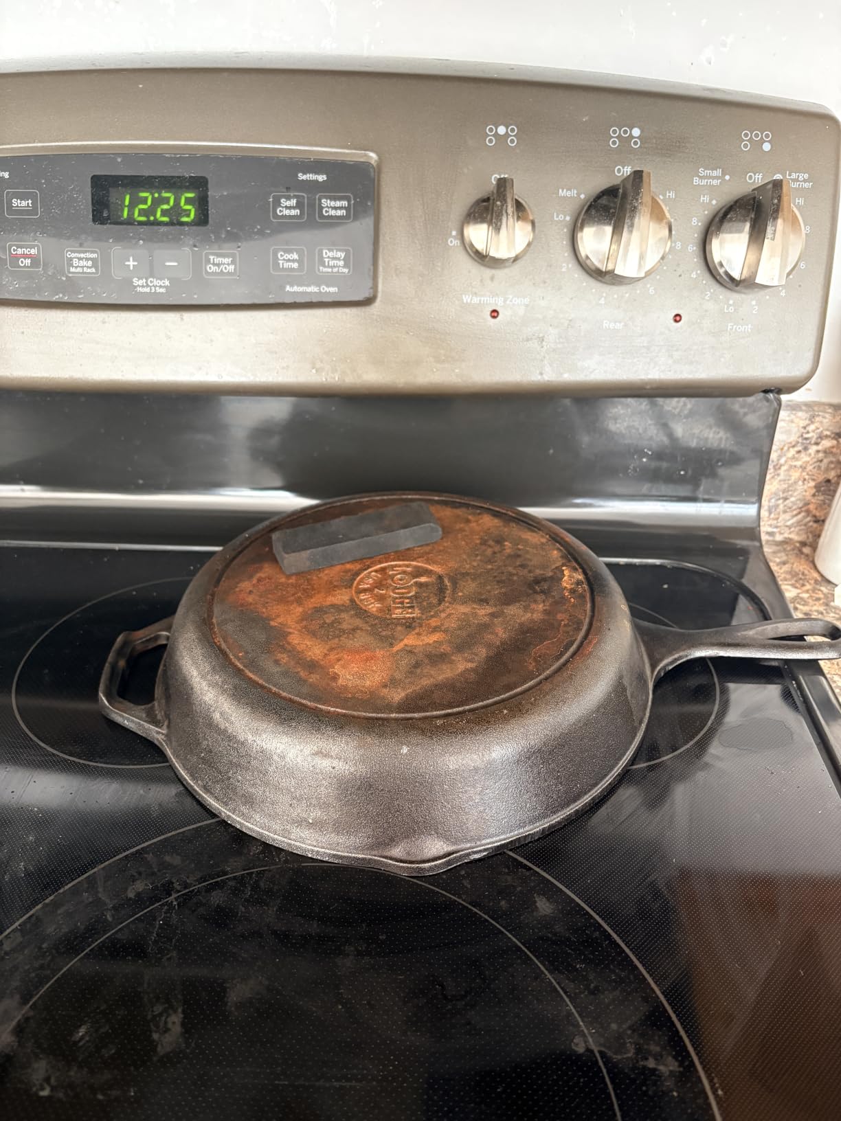 Lodge Rust Eraser Cast Iron Restoration Cleaning Block for Cookware | Cast Iron Rust Restoration Cleaning Block for Removing Rust from Skillets, Griddles & Cookware Surfaces customer photo 1