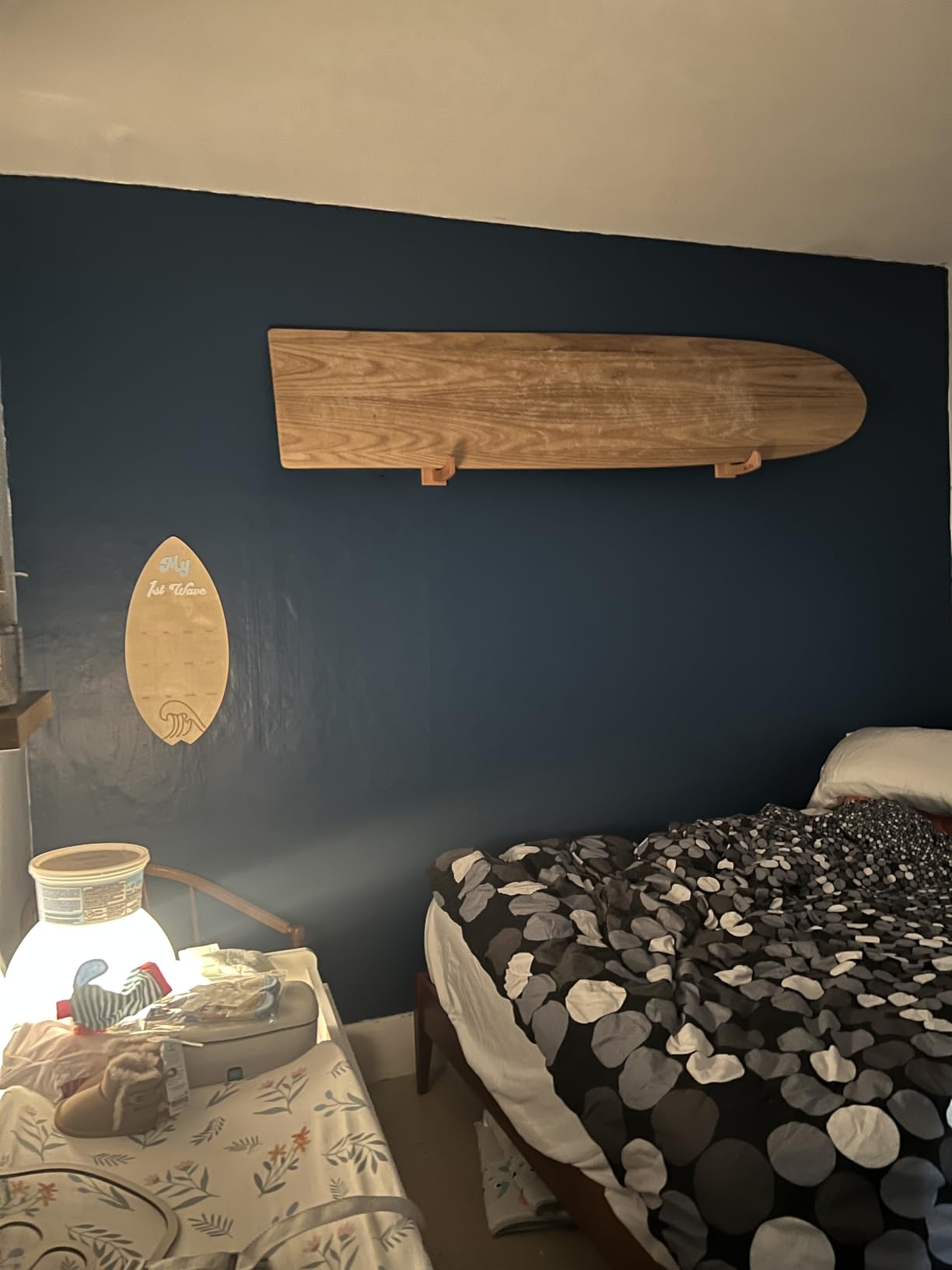 TWO STONES Surfboard Racks for The Wall, Surfboard Rack Hanger Works as a Shortboard, Skimboard & Longboard Hanger or Stand Indoor or Outdoor customer photo 2