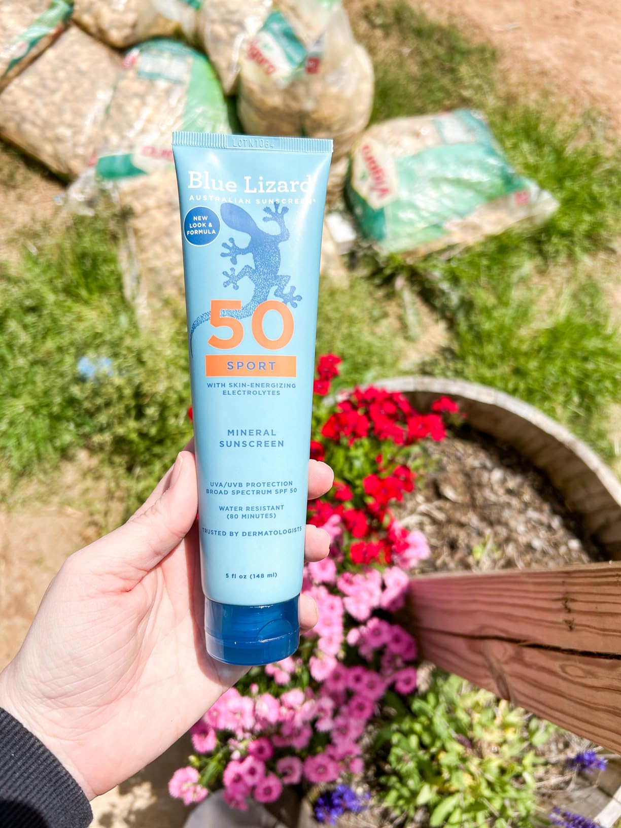 Blue Lizard Sport Mineral SPF 50 Lotion, Ideal for Athletes, 100% Mineral Sunscreen Actives, Fragrance-Free, Paraben-Free, Vegan, 3.0 fl oz | UVA/UVB Protection, Water-Resistant, Whole Body Coverage, All Skin Types customer photo 2
