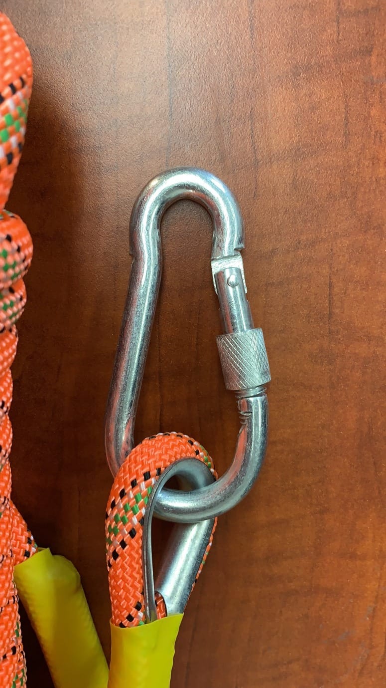 Nice C Climbing Rope, Rescue Static Rope, 10mm (Orange, 30M(96ft)) | Rock Climbing Rope, Construction Rope, Carry Bag, Static Kernmantle Rope, Outdoor Rescue, Rappelling customer photo 1