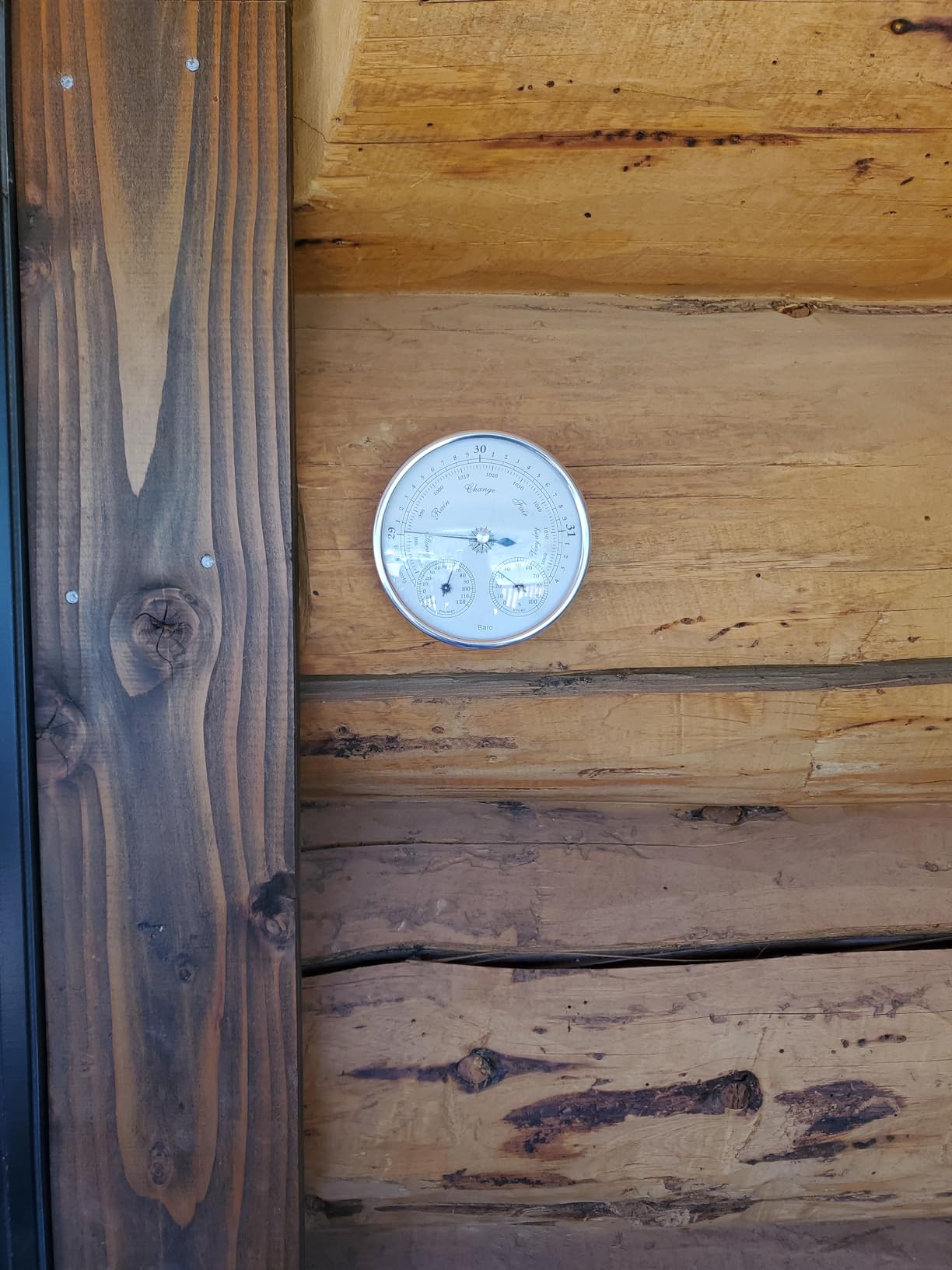 3 in 1 Barometer Thermometer Hygrometer, 5in Weather Station | Wall Mount barometer, Battery-Free Gauge, Plastic, Wide Measuring Range, For Home Baby Room Fishing Boat Office customer photo 2