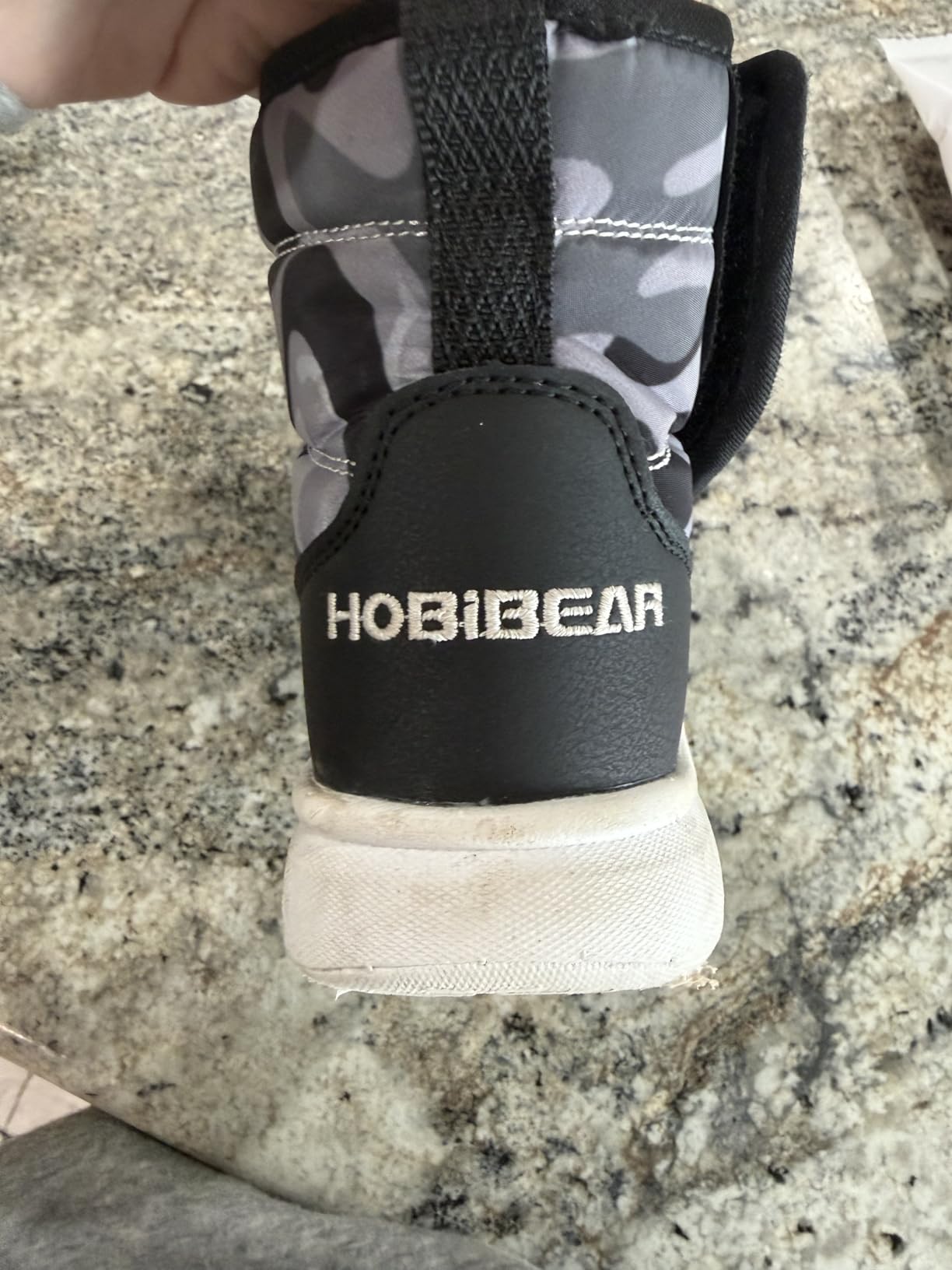 HOBIBEAR Boys Girls Toddler Snow Boots Waterproof Slip Resistant Outdoor Winter Shoes customer photo 1