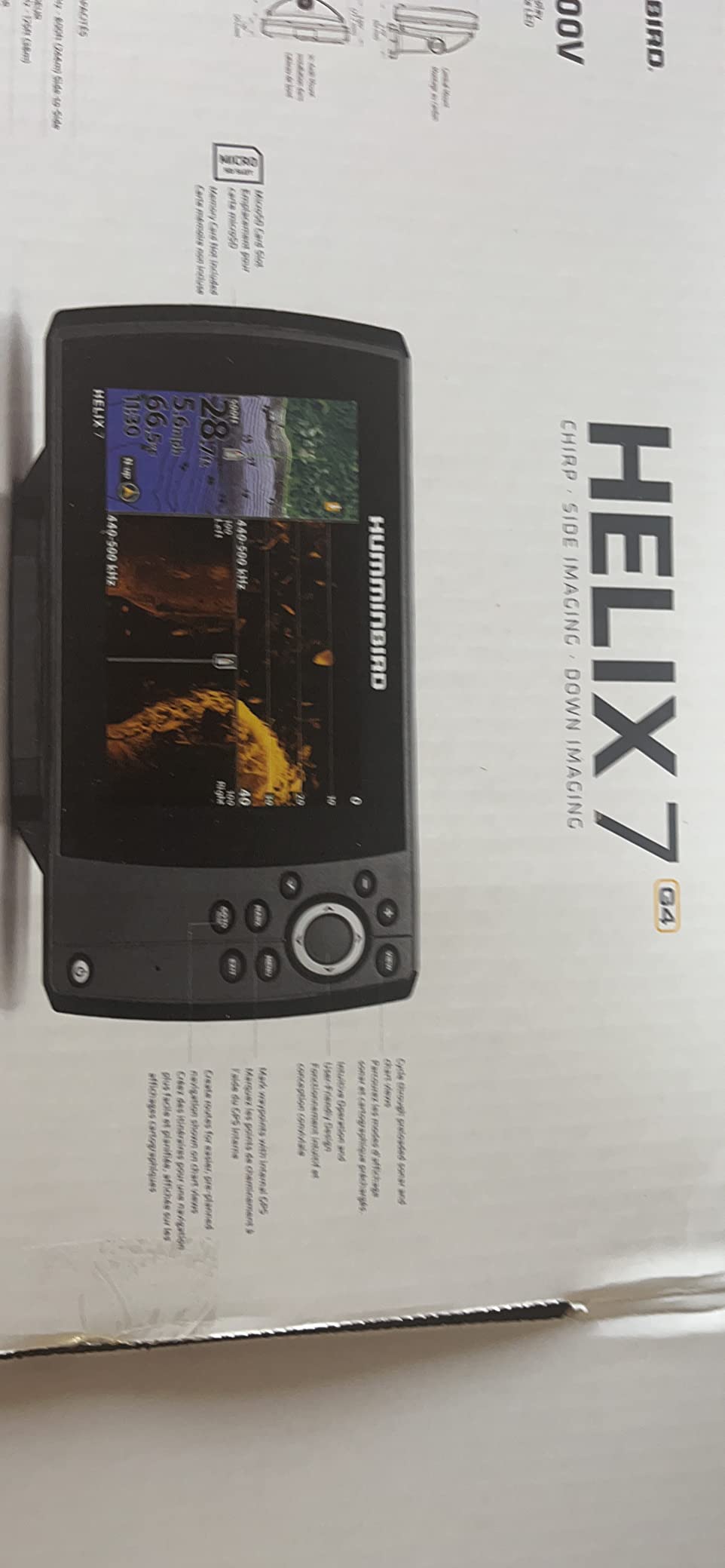 Humminbird 411590-1 Helix 7 Chirp SI GPS G4 Fish Finder with MEGA Side Imaging customer photo 1