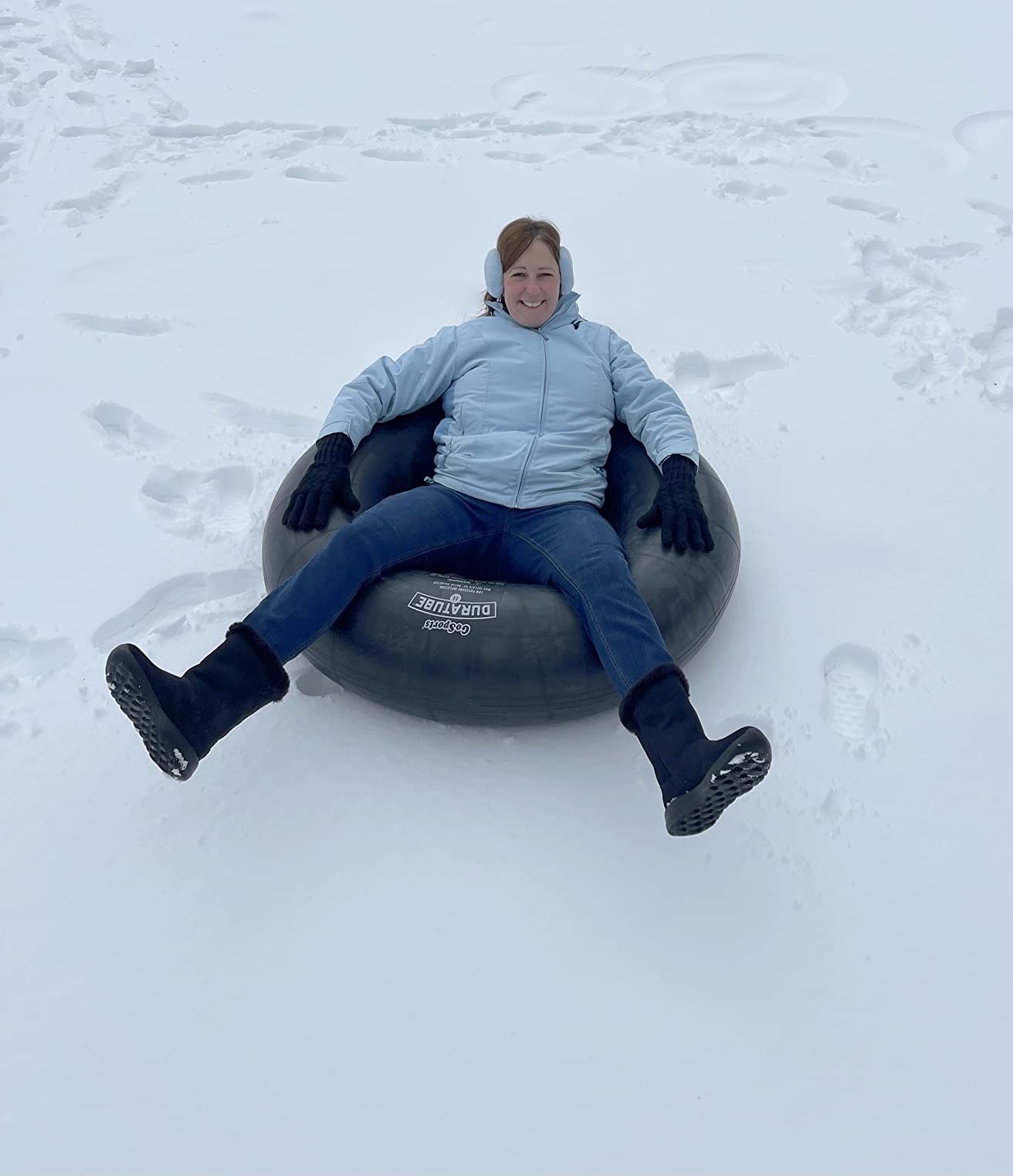 GoSports Duratube 44 Inch Heavy-Duty Tire Tube, Recreational Snow & Water Tire Tube - Commercial Grade customer photo 2