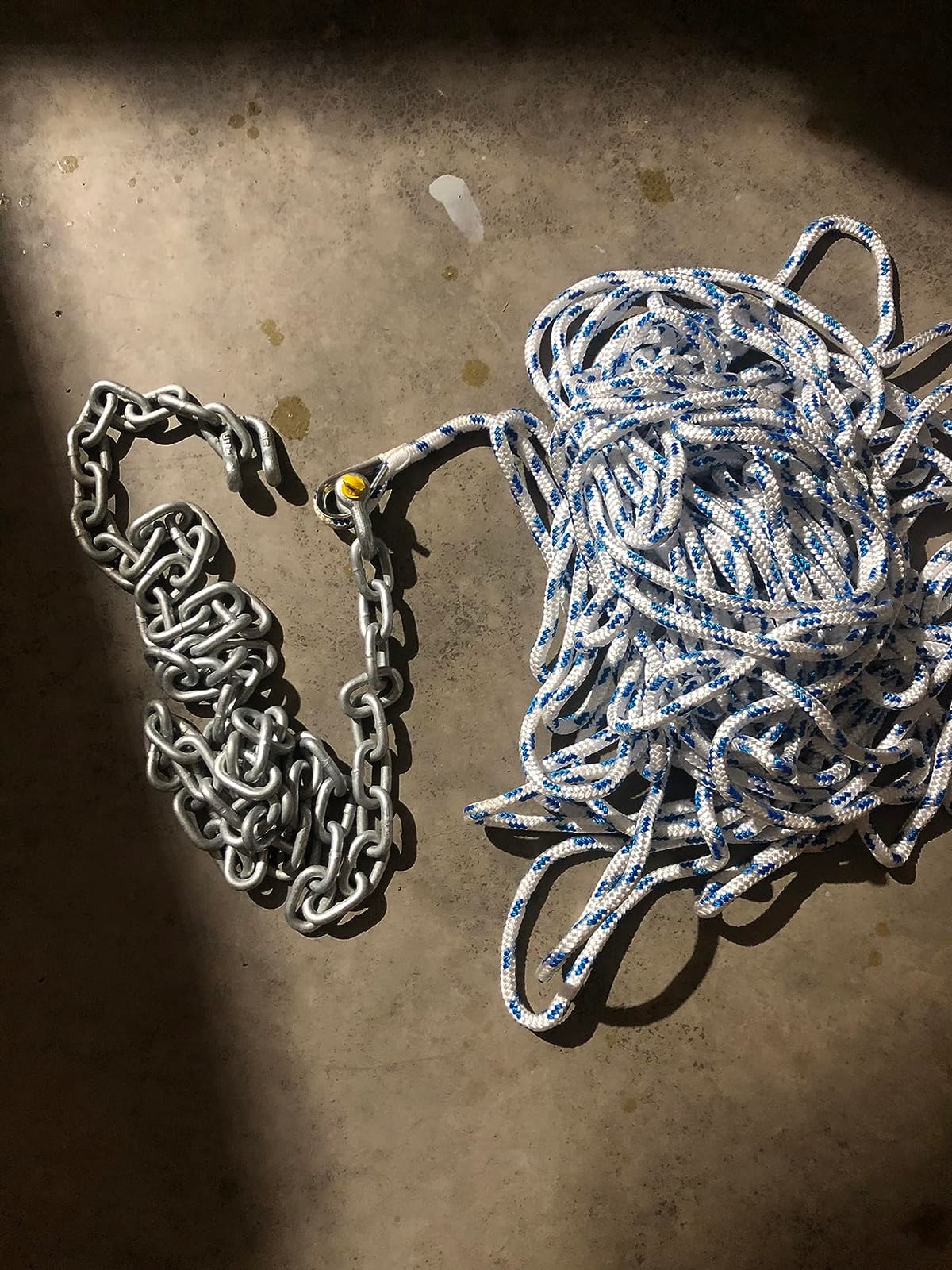 Young Marine Galvanized Fluke Style Anchor Kit Includes Galvanized Fluke Anchor, Rope, Shackles, Chain customer photo 1
