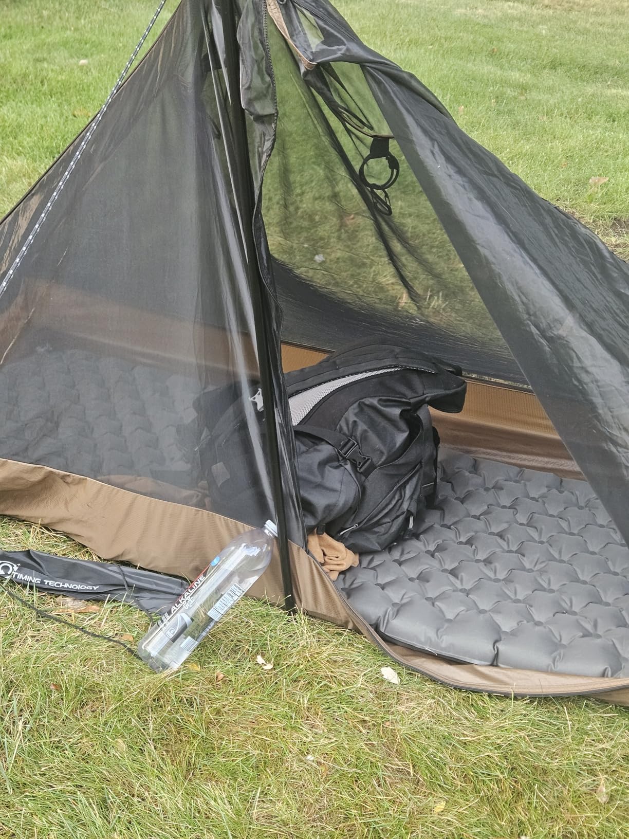 OneTigris Mesh Teepee Tent, Ultralight 1 Person Screen Room with Waterproof Bathtub Floor for Outdoor Camping Hiking Backpacking Bushcraft Tarp Hot Tent Shelter customer photo 1