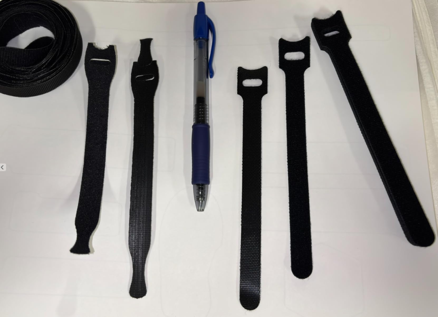 VELCRO Brand Reusable Cable Ties, Cord Management, 8in, Black, 150 Pack customer photo 1