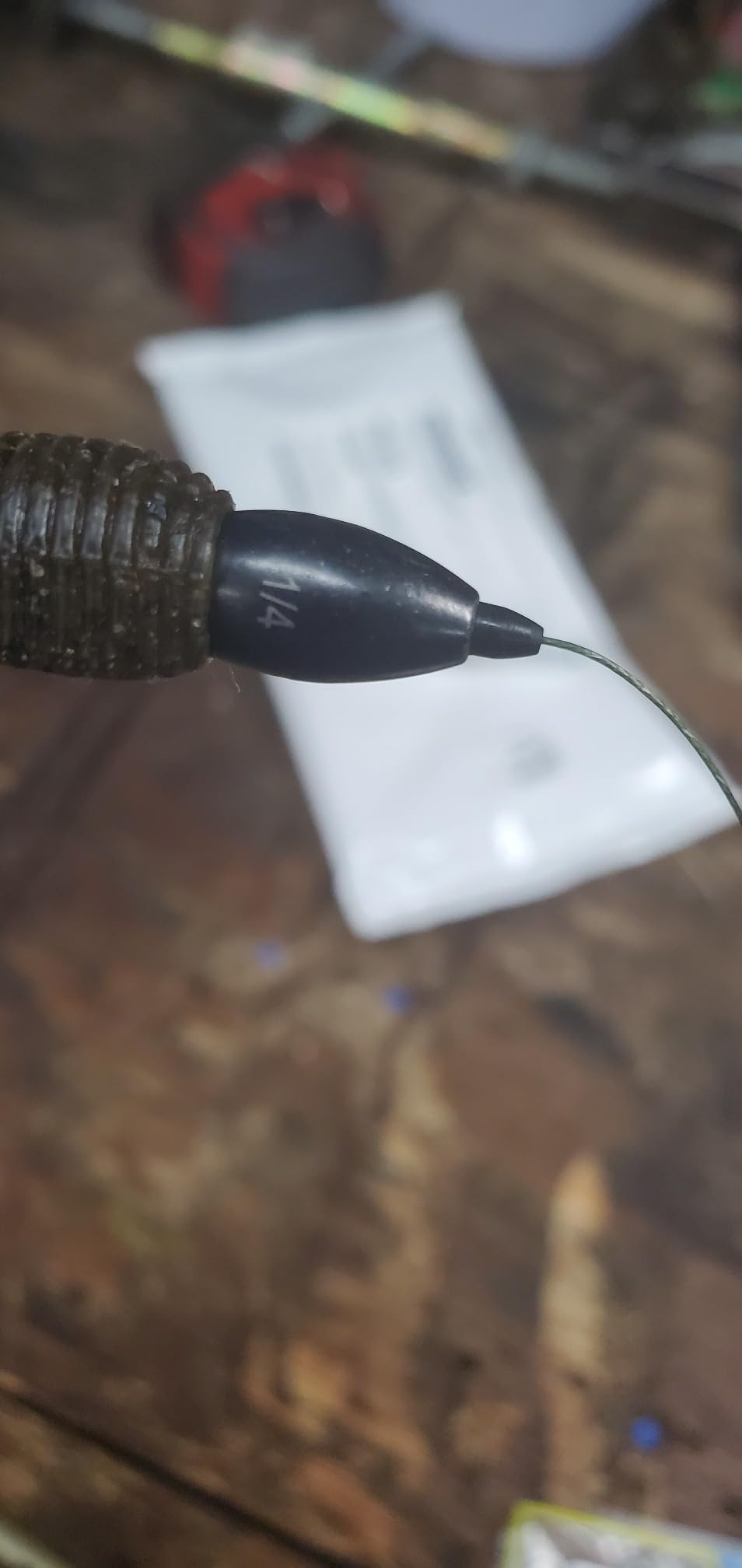 Tungsten Flipping Fishing Weights, Sizes Engraved Worm Sinkers for Bass Fishing customer photo 1