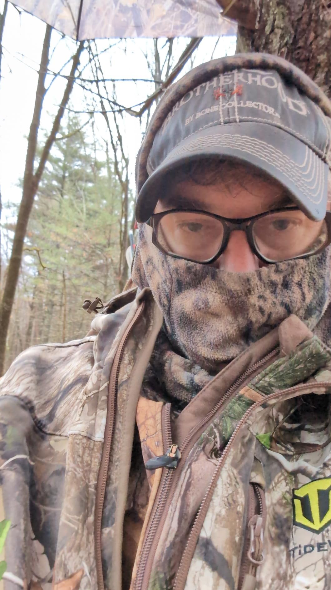 TIDEWE Hunting Clothes for Men with Silent Fabric & Fleece Lining | Water-Resistant Hunting Jacket and Pants, Safety Harness Opening & Functional Pockets, Next Camo G2 customer photo 1