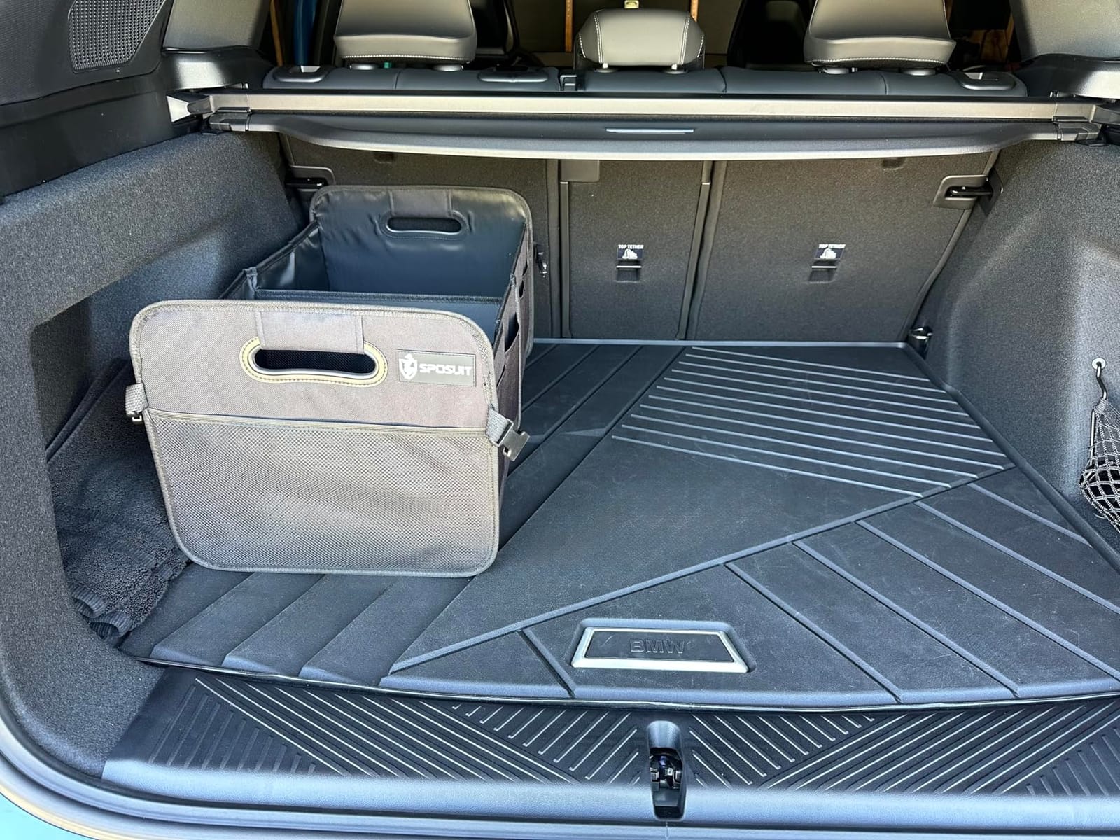 Sposuit Trunk Organizer for Car - 70L Collapsible Sturdy Car Storage, Black | 11 Pockets & Reinforced Handles, Large Capacity, SUV Trunk Organizers for Grocery Cargo, Non-Slip Bottom customer photo 2