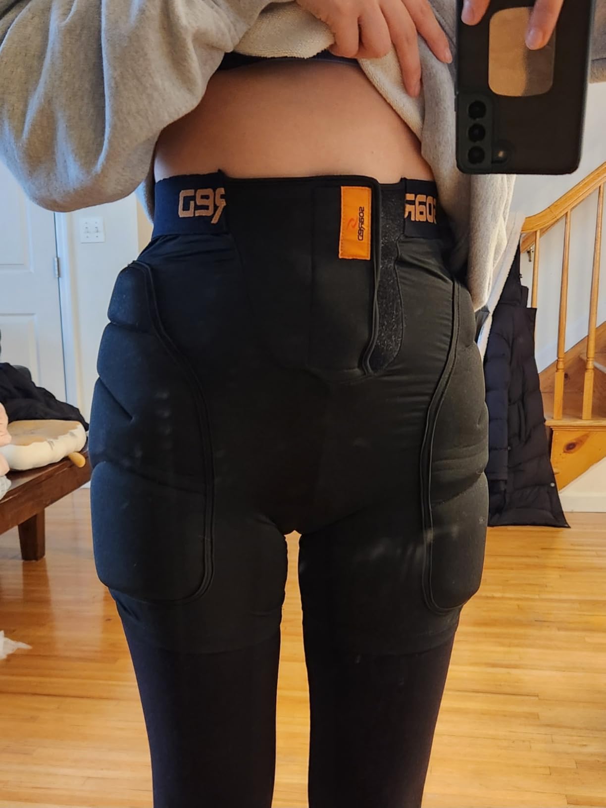 Soared 3D Protection Hip Butt Pads XPE Protective Paded Short | Tailbone Protective, Impact Crash Pad for Skiing Snowboard Skateboard customer photo 2
