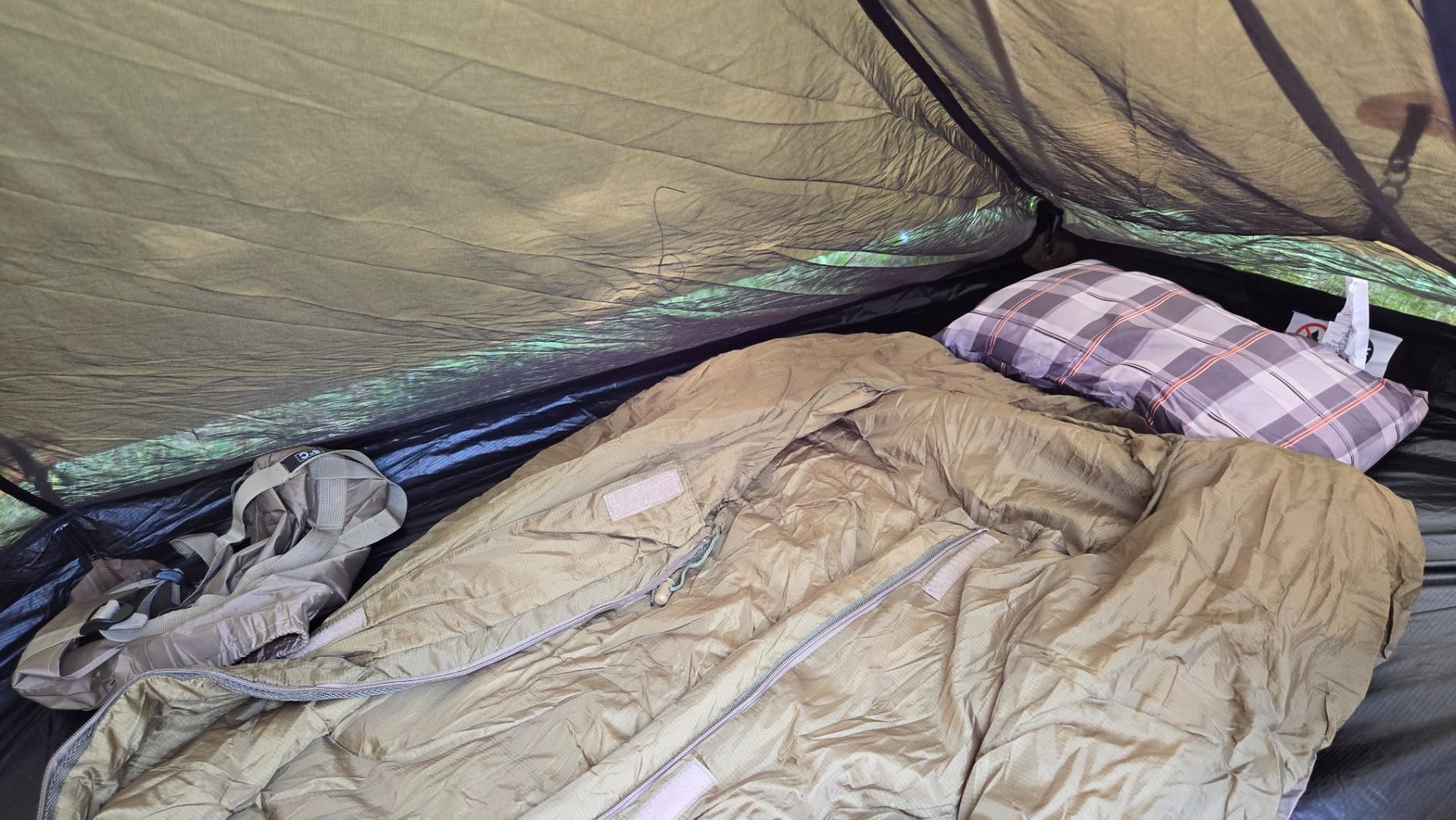 Night Cat Ultralight Tent 1 Person for Professional Backpacker Hiker 2 LBS Only Lanshan Backpacking Bivvy Ground Tent Heavy Rain Waterproof Trekking Pole Not Included customer photo 2