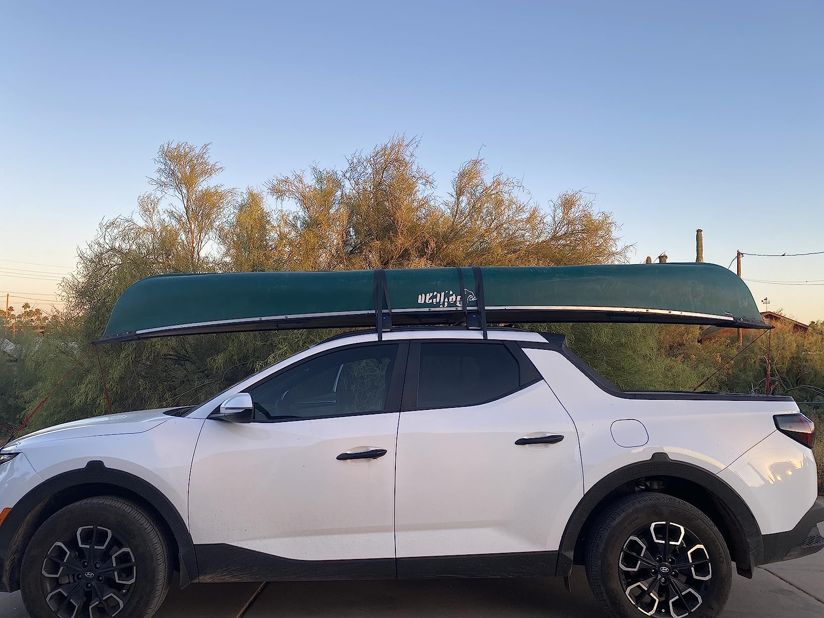 WOOWAVE Canoe Carrier Deluxe Carrier Kit Universal Soft Standard Foam Block for Roof Racks Car-Top Replacement with Tie-Downs, 6 inches customer photo 1