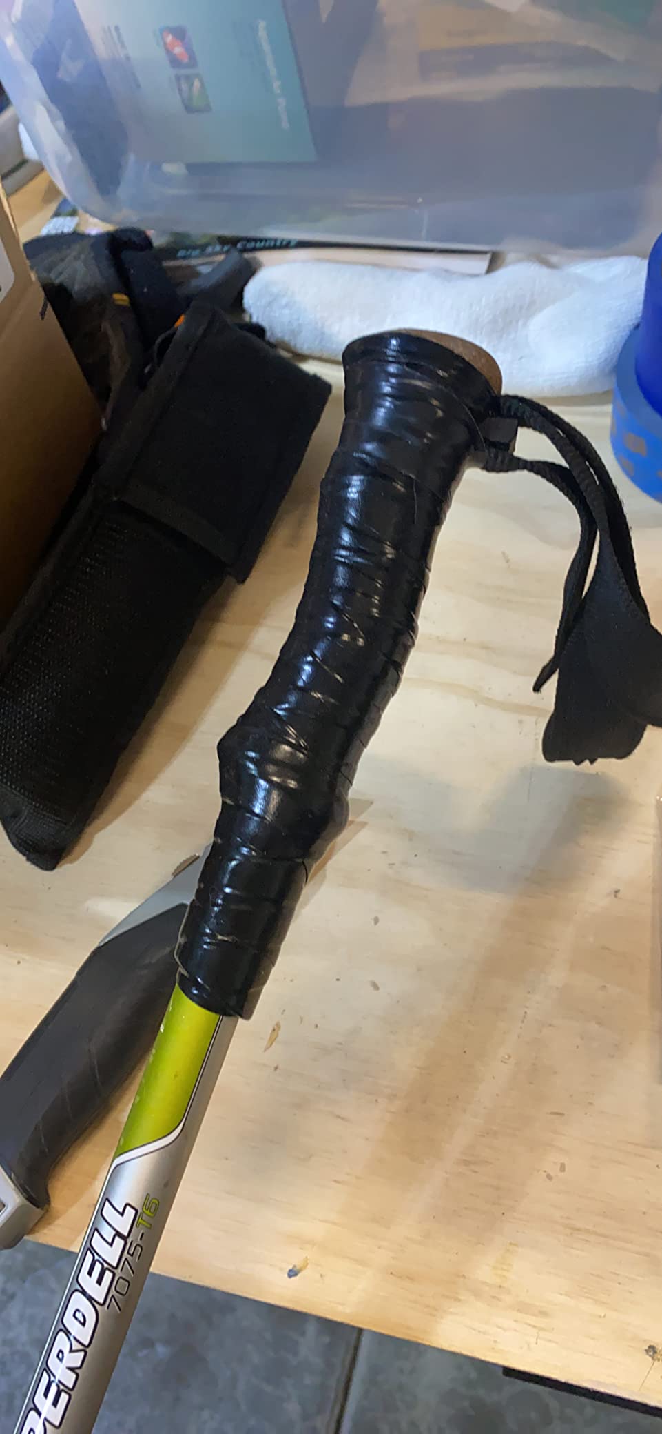 MEBMIK 2 Rolls 1IN X 10FT Grip Tape, Silicone Tape for Handles, Self Fusing Silicone Grip Wrap for Fishing Pole customer photo 1
