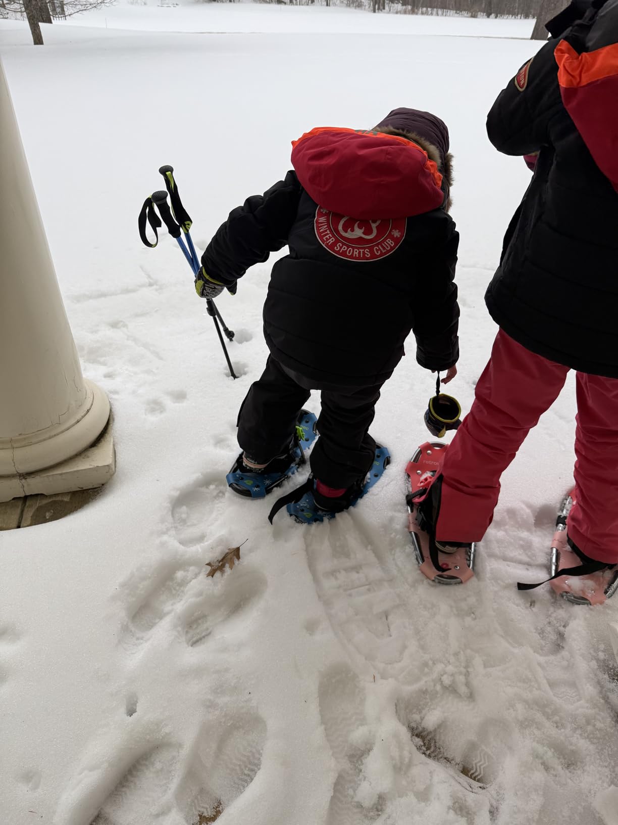 Retrospec Drifter Kids Snowshoes Bundle with Adjustable Trekking Poles customer photo 2