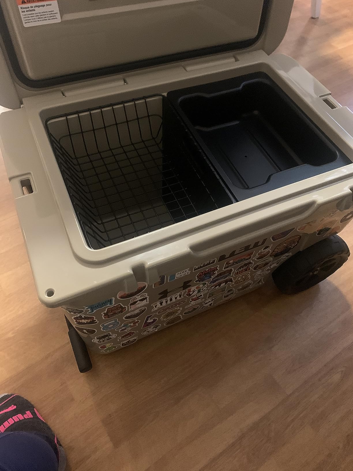2-Pack Cooler Basket for YETI Tundra Haul, Double Cooler Rack for Double Storage, Dry-Goods Basket for YETI Wheeled Coolers (Cooler NOT Included) customer photo 1