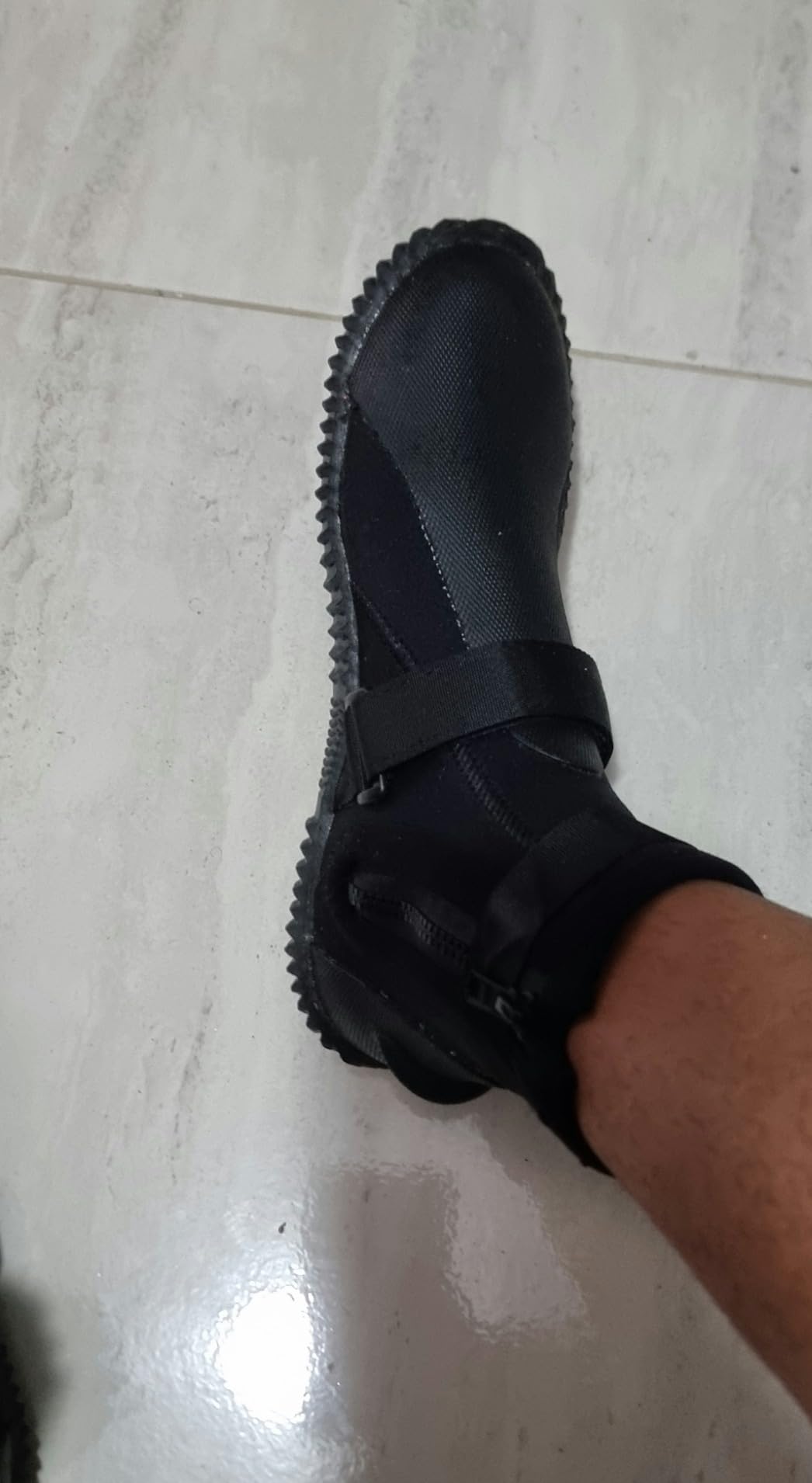 BPS 3mm 5mm 7mm Neoprene Dive Boots with Anti-Slip Hard Sole - Men & Women Wetsuit Shoes for Water Sports - Scuba Diving, Snorkeling, Surfing, Canyoning, Paddleboarding & Rafting customer photo 2
