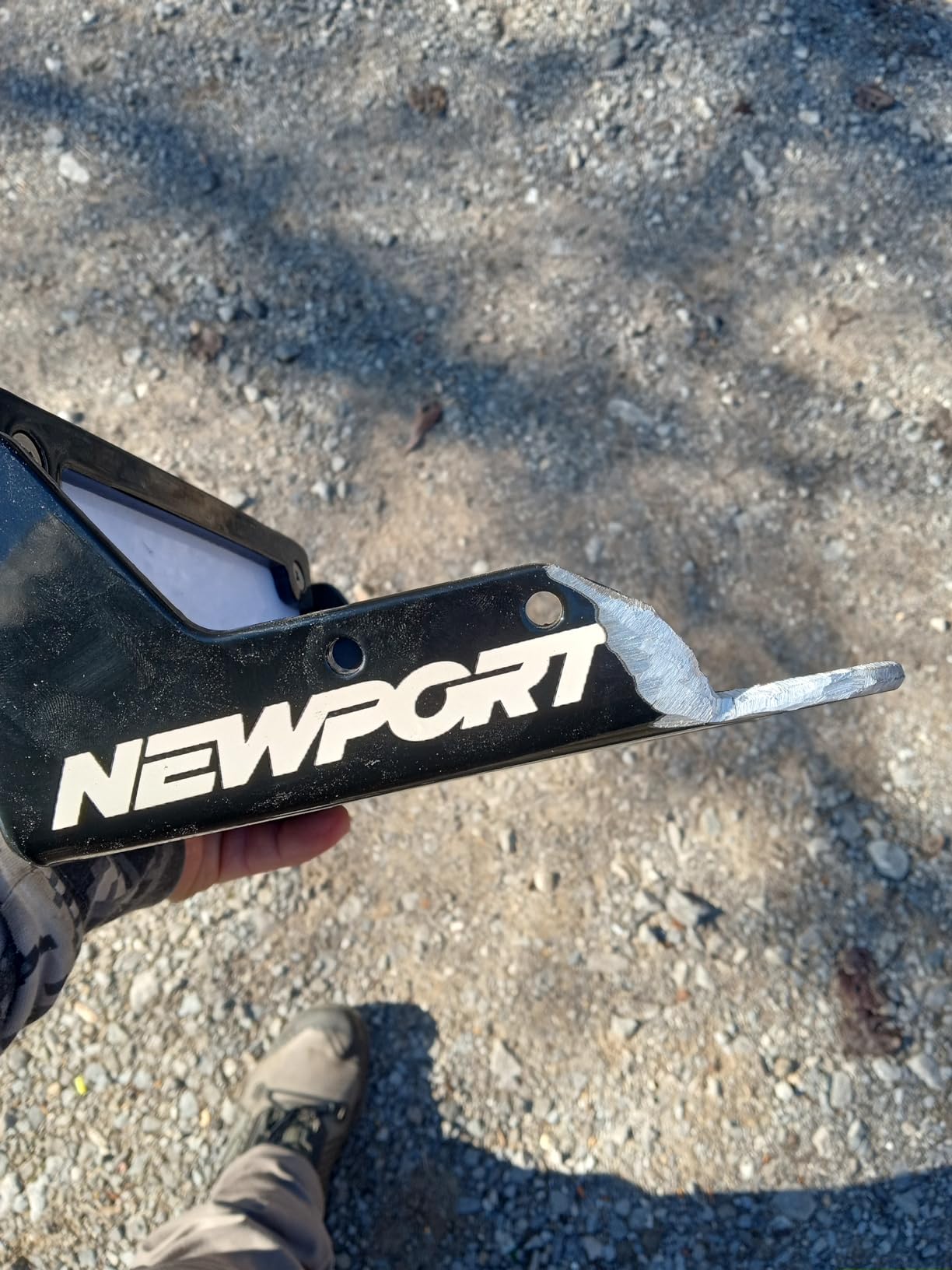 Newport Trolling Motor Transom Motor Mount - Kayaks - Freshwater and Saltwater - 1 Size, Gray customer photo 2