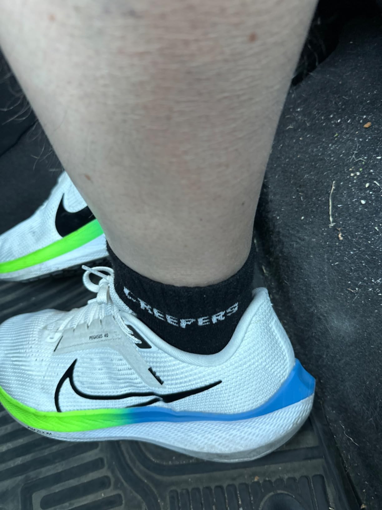 Creepers Anti-Blister Merino Wool Toe Socks - Quarter Crew | Running & Hiking, Unisex customer photo 2