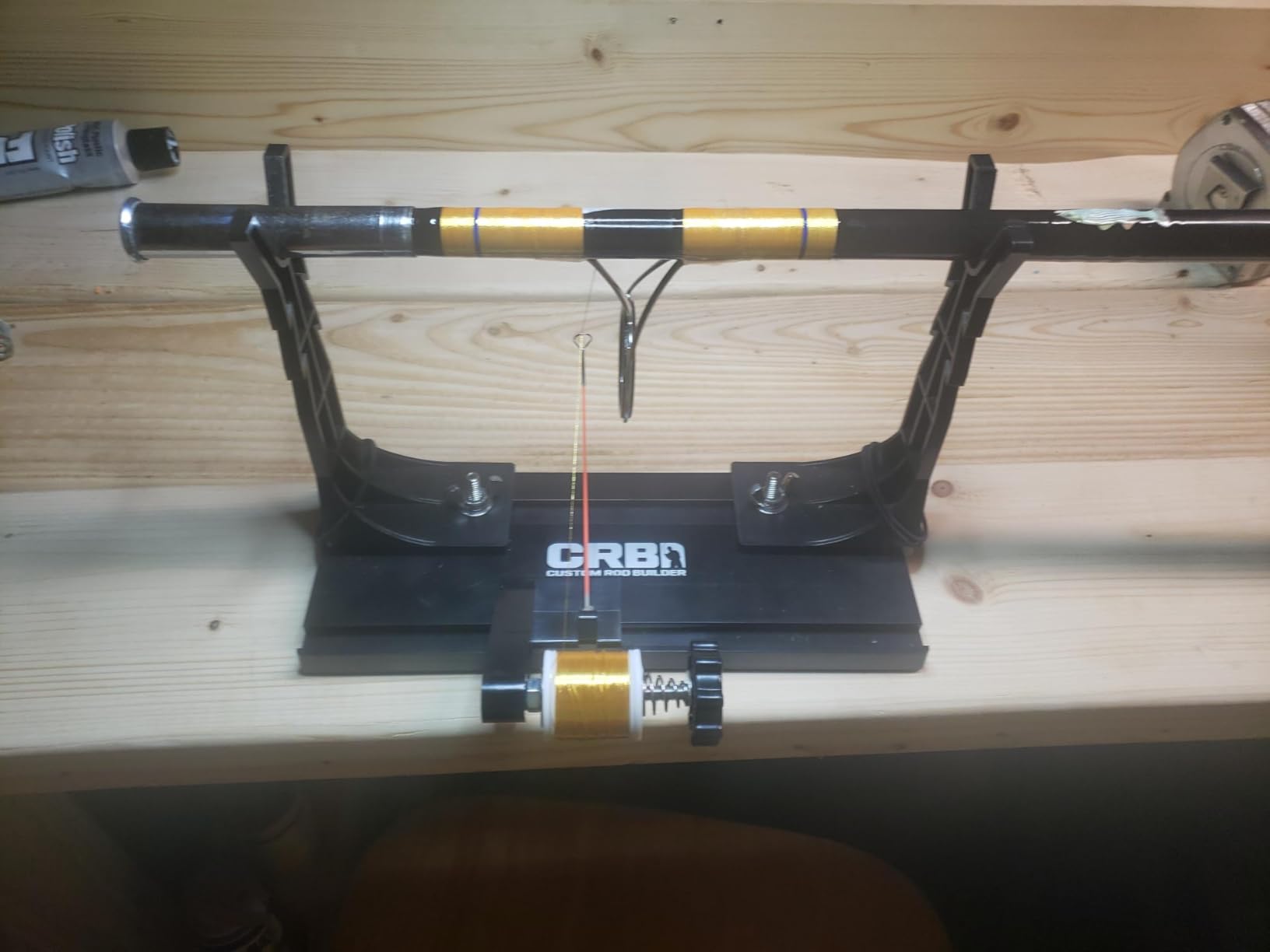 CRB Core Hand Wrapper - Rod Building System with Adjustable Rod Stands, Thread Carriage & Integrated Tensioner - Compact, Stable Platform for Custom Rod Building & Repairs customer photo 1