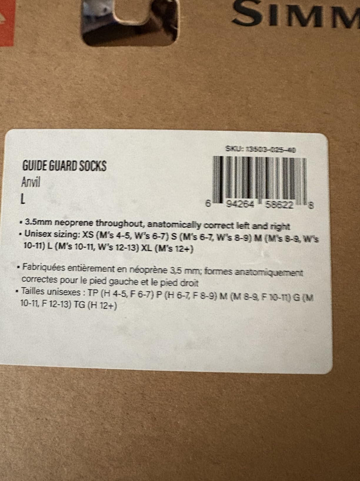 Simms Guide Guard Socks customer photo 1
