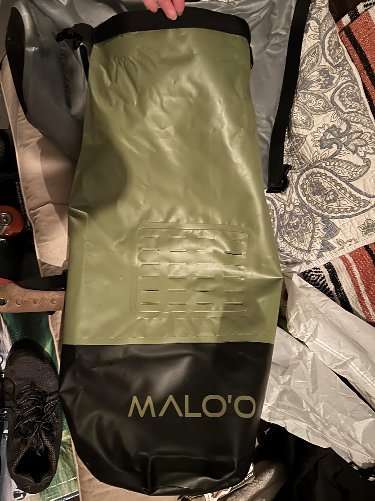 Malo'o DryPack 30L Waterproof Kayak Dry Bag, Heavy Duty Roll-Top with MOLLE Grid customer photo 1