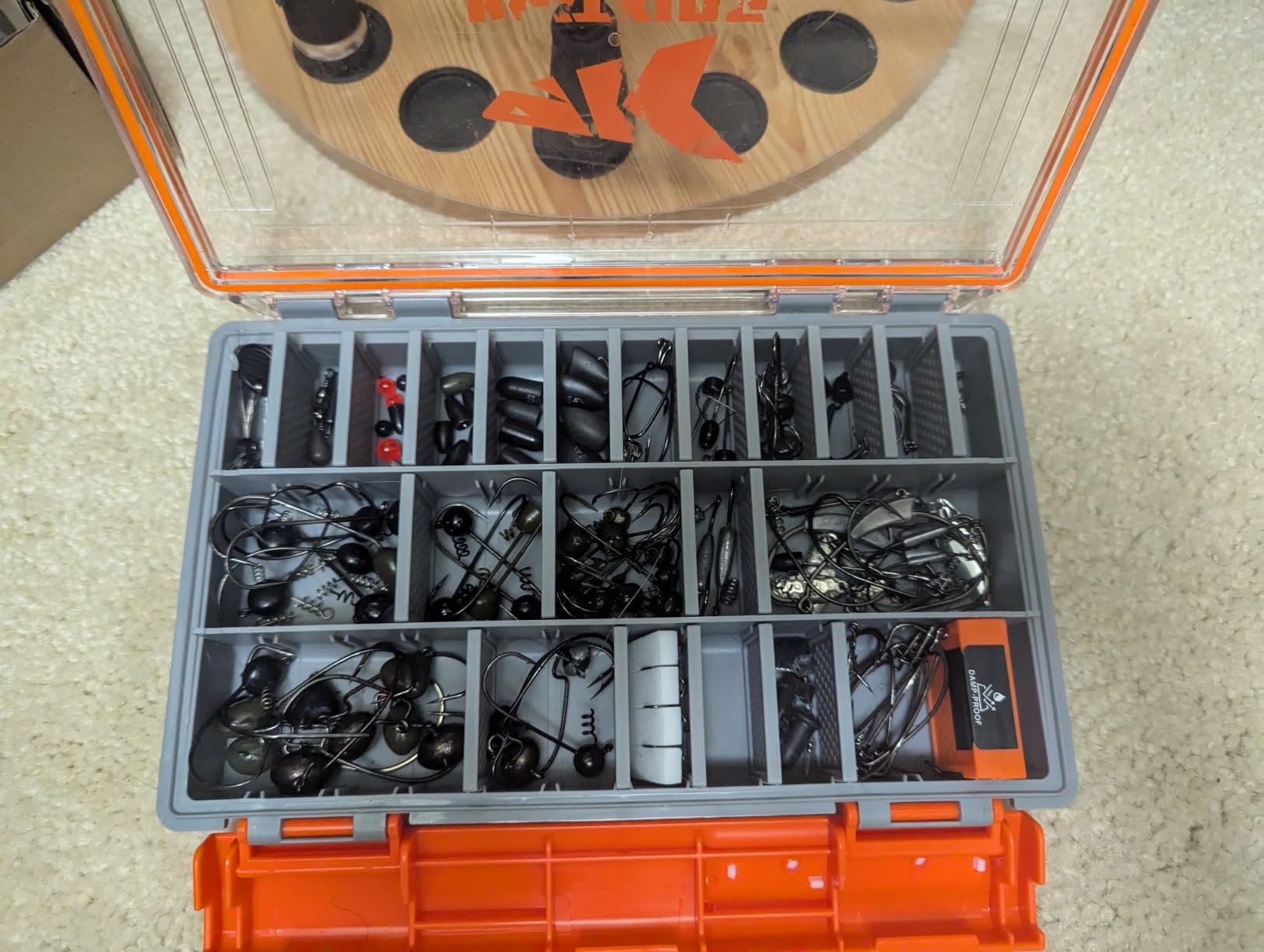 KastKing HyperSeal Waterproof Tackle Box, 3700 Tackle Trays | Fishing Tackle Box Organizer with Removable Dividers, Lure Box and Terminal Tackle Storage, Fishing Gear, 2 Packs customer photo 2