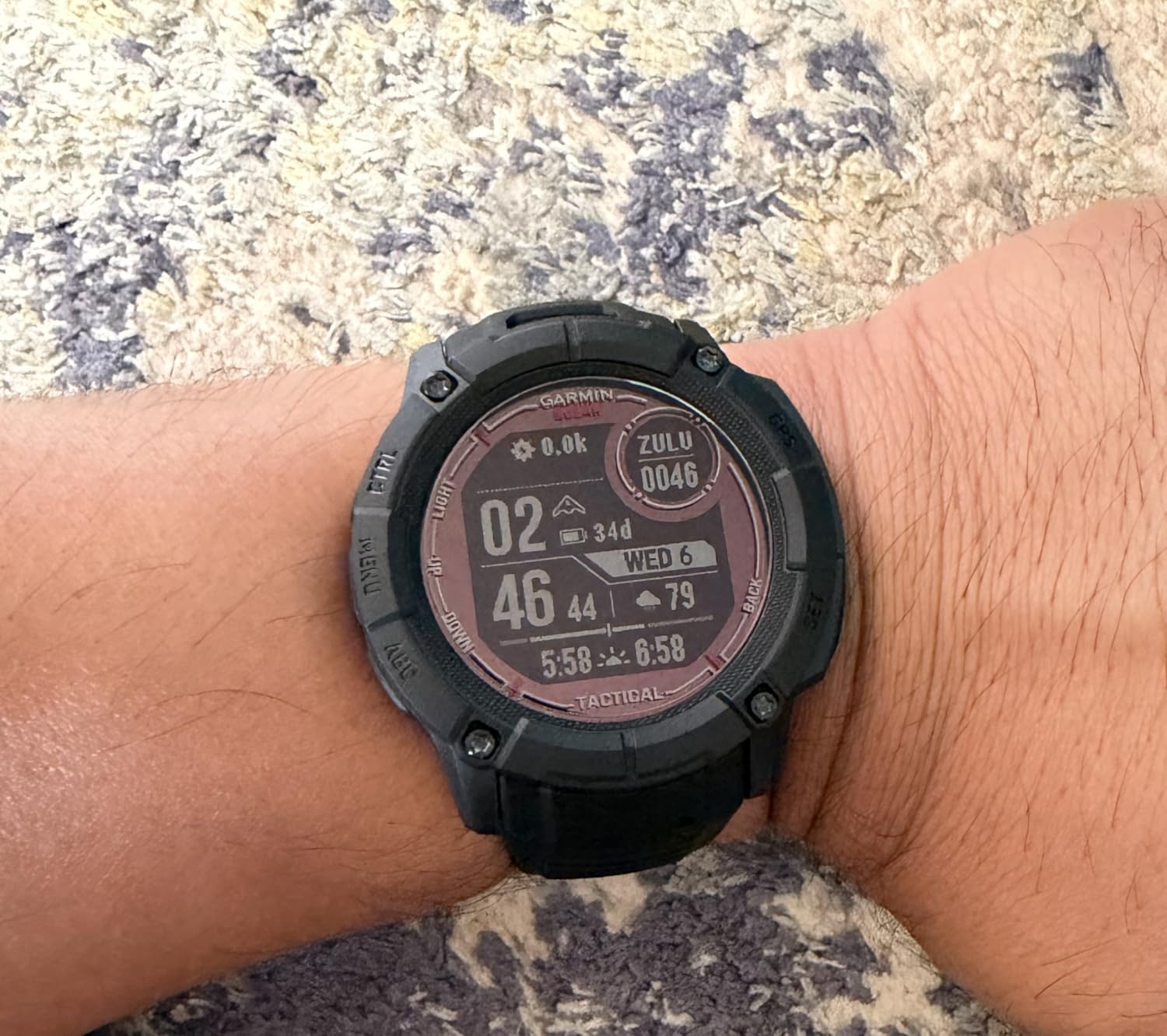 Garmin Instinct 2X Solar, Rugged Outdoor Smartwatch, 50mm, Graphite | Solar Charged, Built-In Flashlight, Multi-Band Frequency Support, ABC Sensors, Tracback Routing, Reference Points customer photo 2