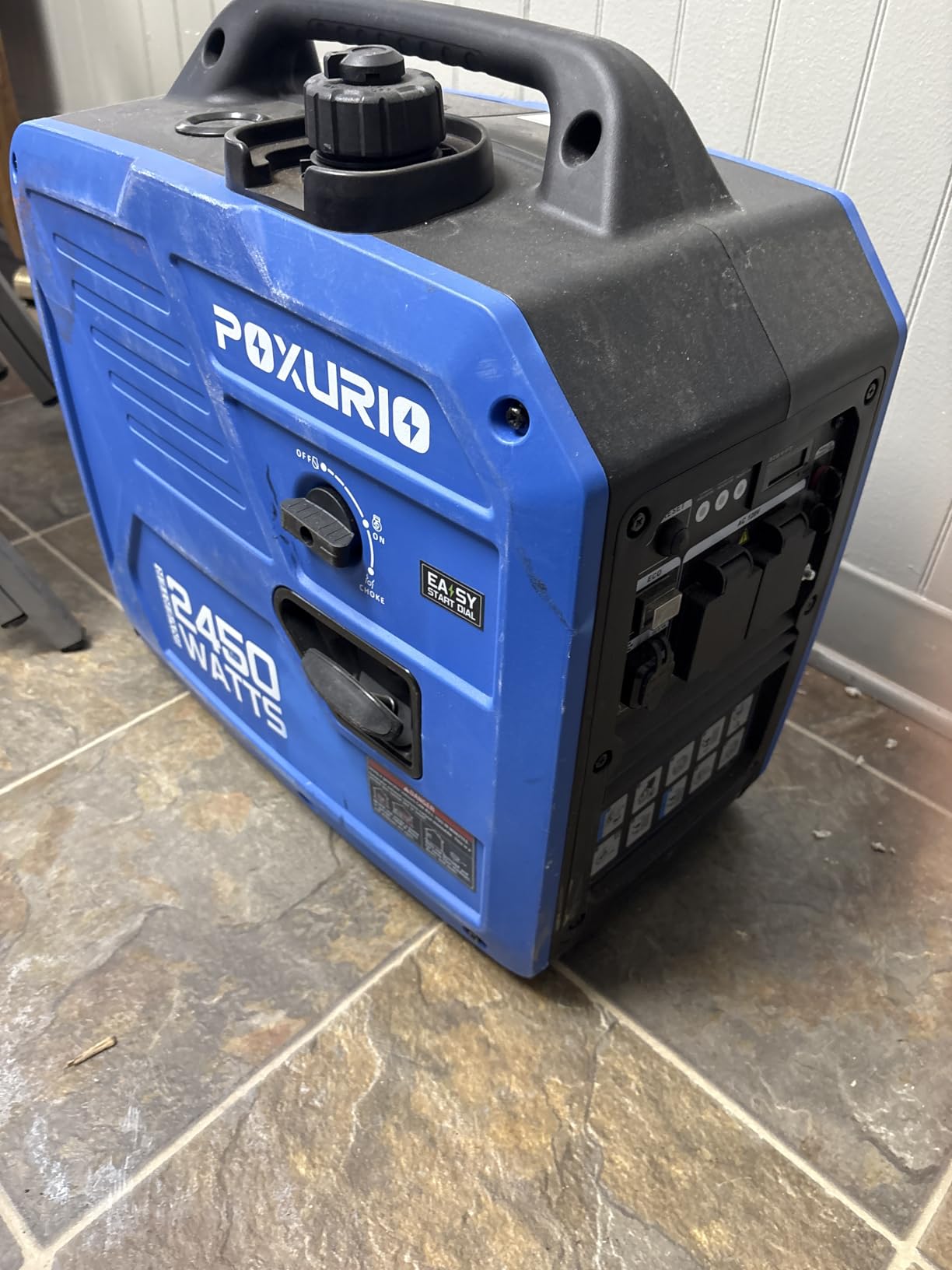 2450-Watt Portable Inverter Generator for Home Use, Super Quiet Small 120V Gas Generator for Camping customer photo 1