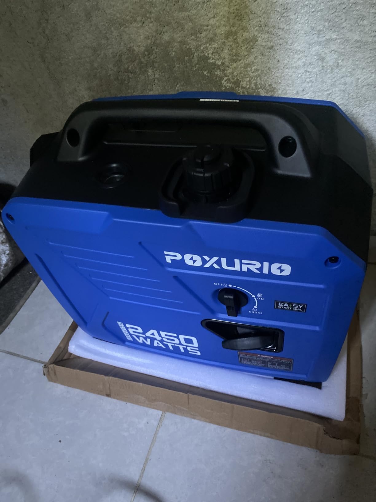 2450-Watt Portable Inverter Generator for Home Use, Super Quiet Small 120V Gas Generator for Camping customer photo 2