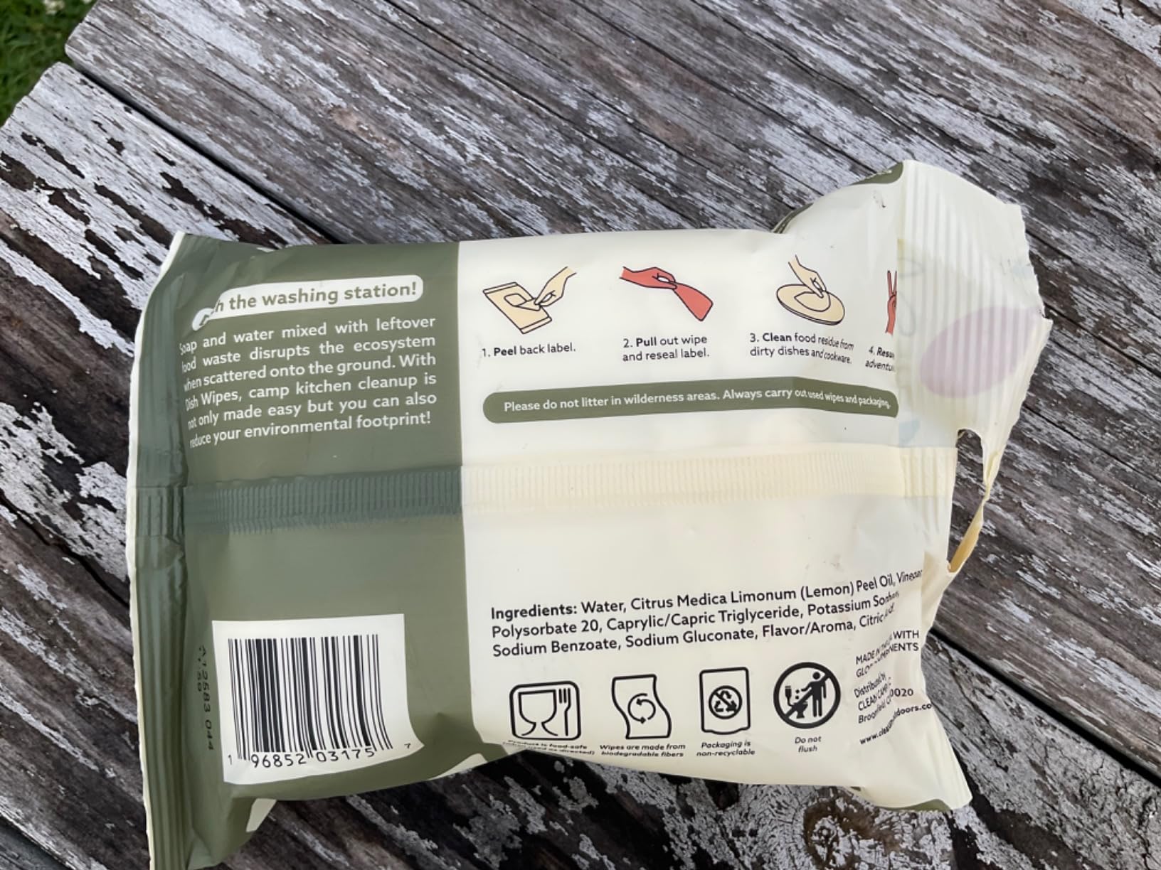 Dish Wipes | A Soap-and-Water Alternative | Pre-Moistened Food-Safe Rinse-Free customer photo 2