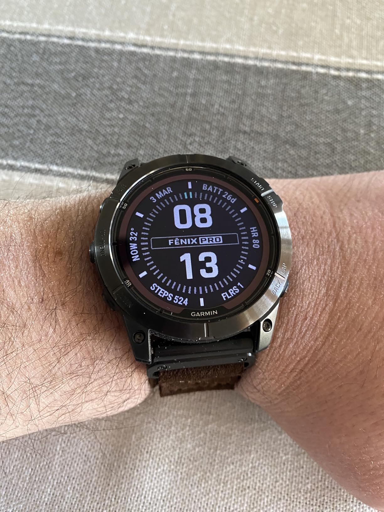Garmin fenix 7X Pro Solar, Multisport GPS Smartwatch, Built-in Flashlight, Solar Charging Capability, Black | Built-in flashlight, solar charging capability customer photo 2