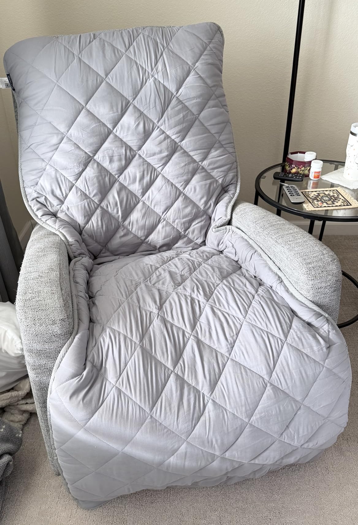Quilted Foam Mattress Topper Pad, Non-Slip Super Soft Comfortable 75