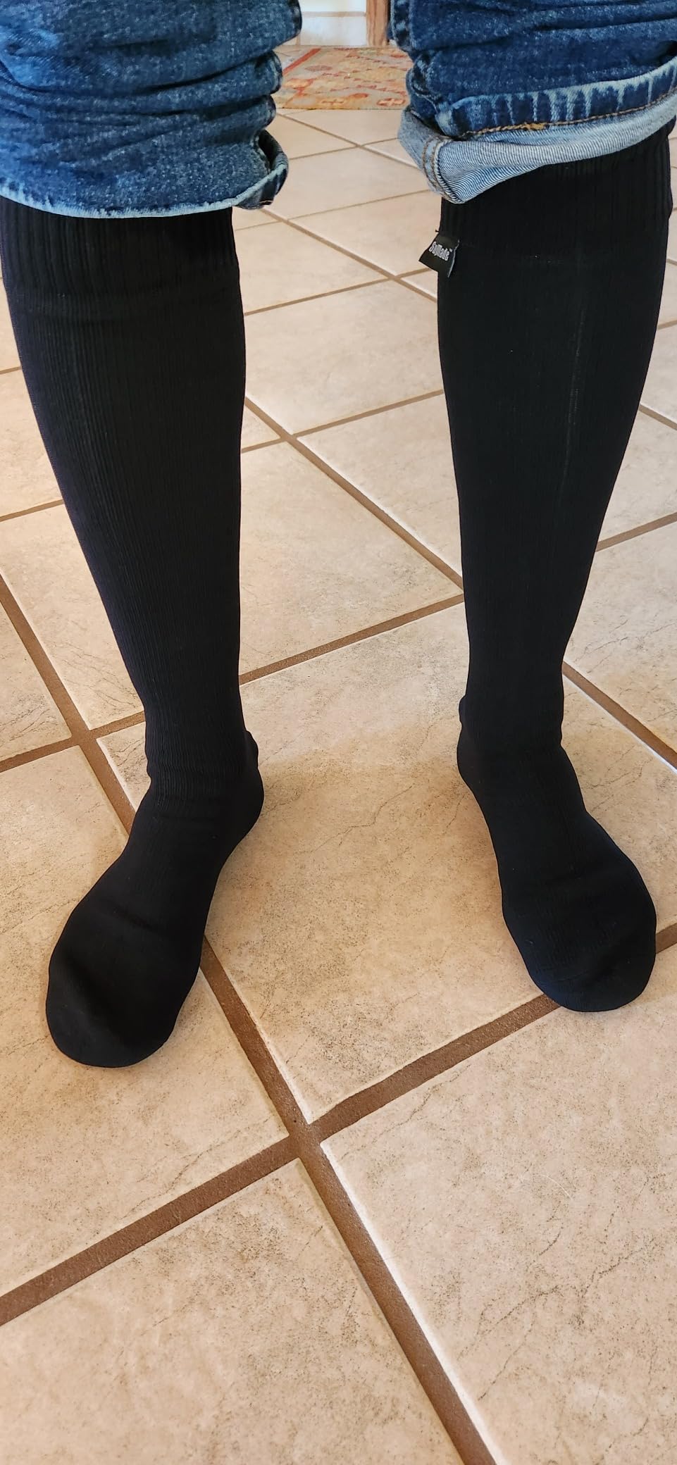 Waterproof Socks, Men Women Knee High Hiking Kayaking Socks 1 Pair customer photo 1