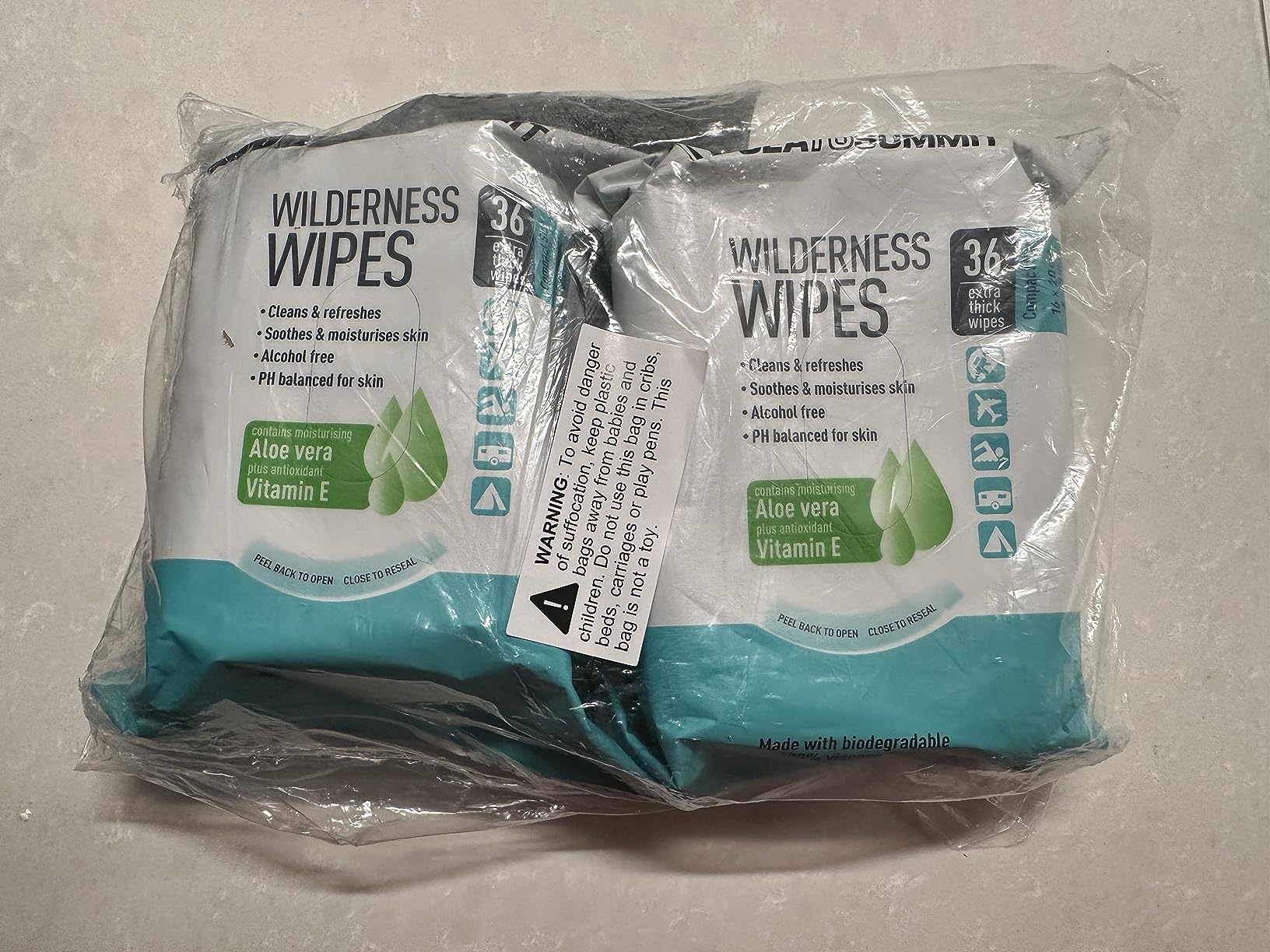 Sea to Summit Wilderness Wipes Rinse-Free Shower Wipes customer photo 2