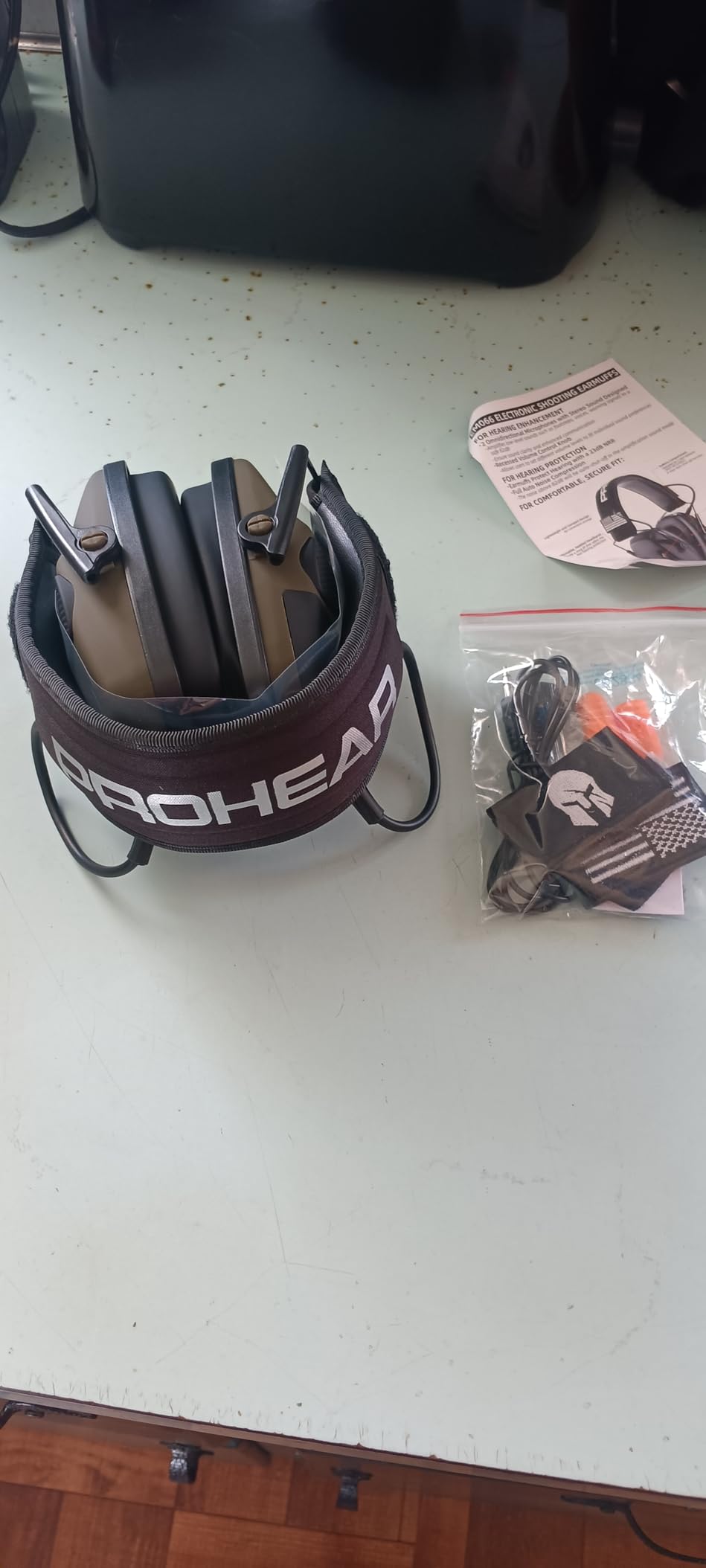 PROHEAR Electronic Ear Protection for Shooting with 4X Sound Amplification, Gun Range Hearing Protection Muffs, NRR 23dB, Green customer photo 1