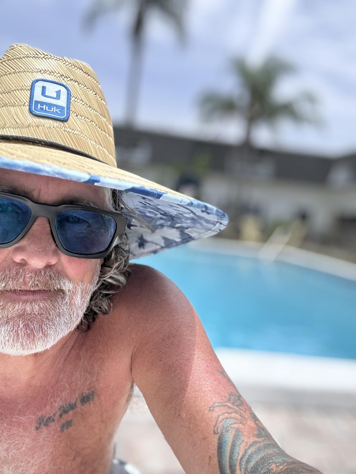 HUK Men's Straw Hat, Wide Brim Fishing & Beach Hat for Men customer photo 1