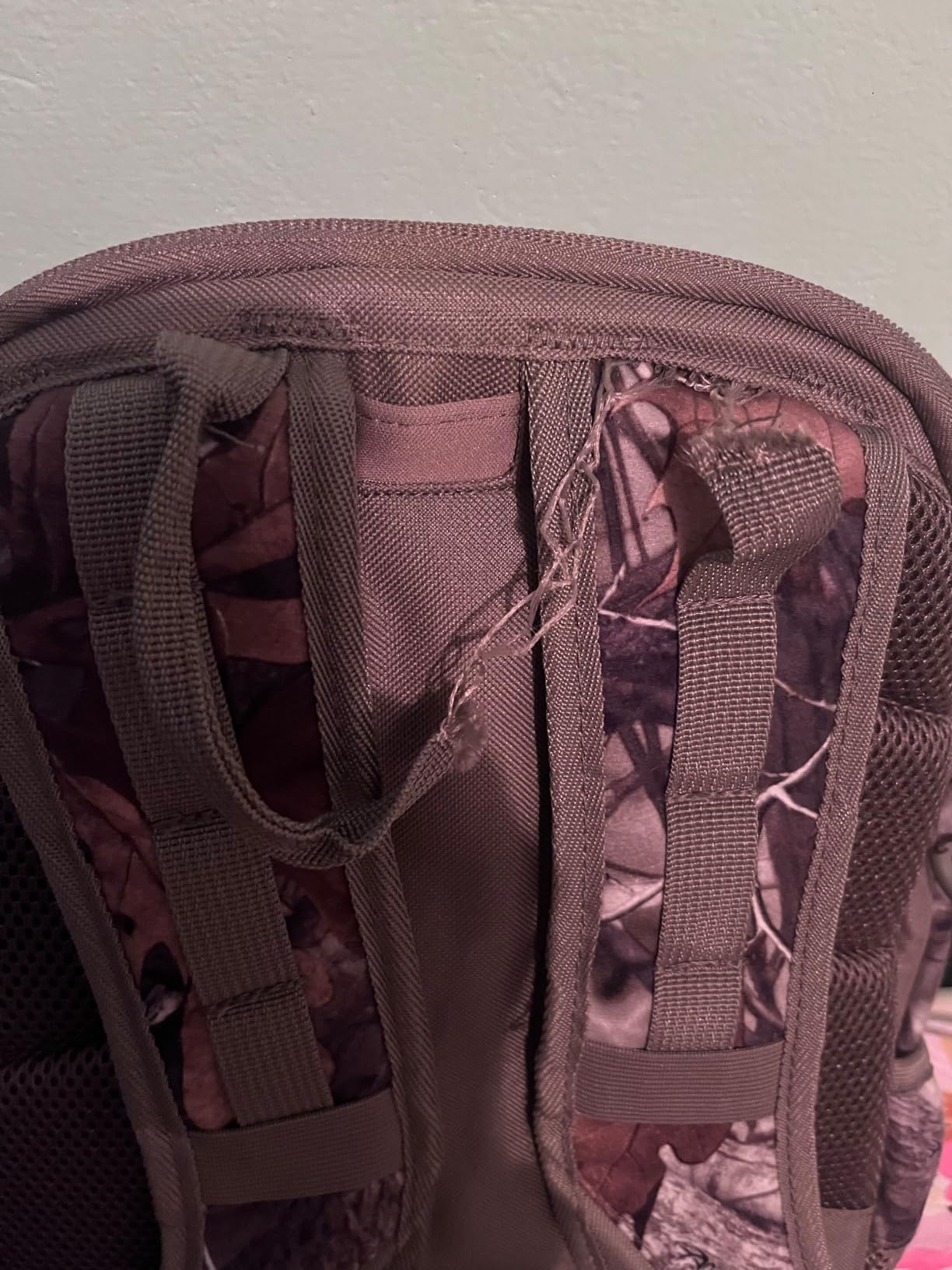 TIDEWE 25L Camo Backpack for Men, Lightweight Outdoor Hiking Daypack | Rain Cover, 1.65lb Lightweight, 600D Fabric, Bow & Tree Stand Carry, Multi-Pocket Storage, Padded Back, Next Camo G2 customer photo 2