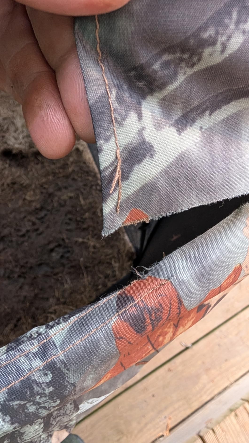 HUNTSEN Portable Hunting Blind - 270°/360° See Through with Waterproof Floor Mat customer photo 2