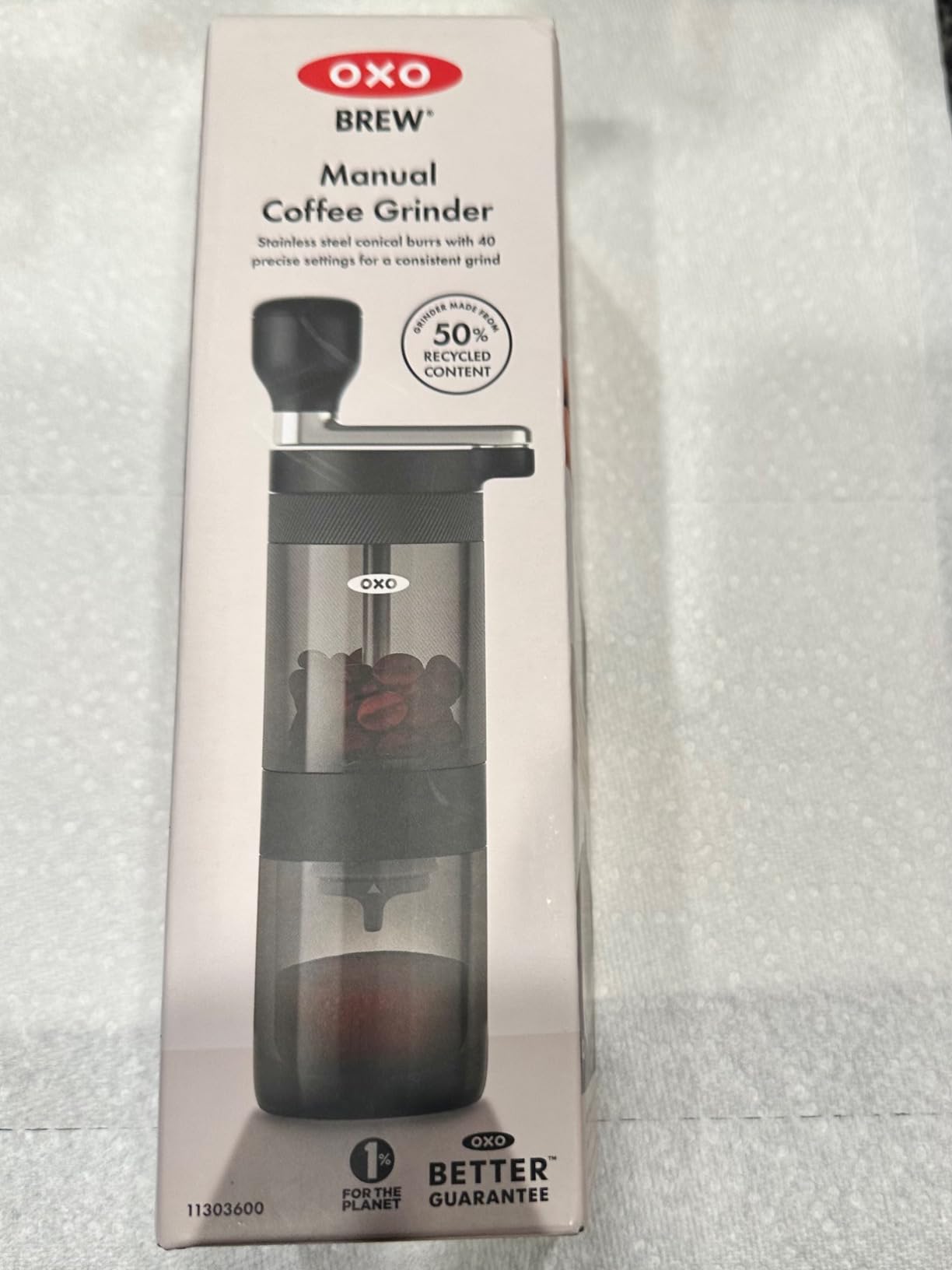 OXO Brew Manual Burr Coffee Grinder customer photo 1