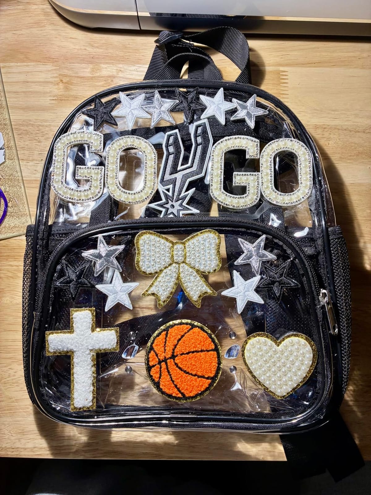 Clear Backpack for Stadium Events Stadium Approved Fashion Women Backpack customer photo 1