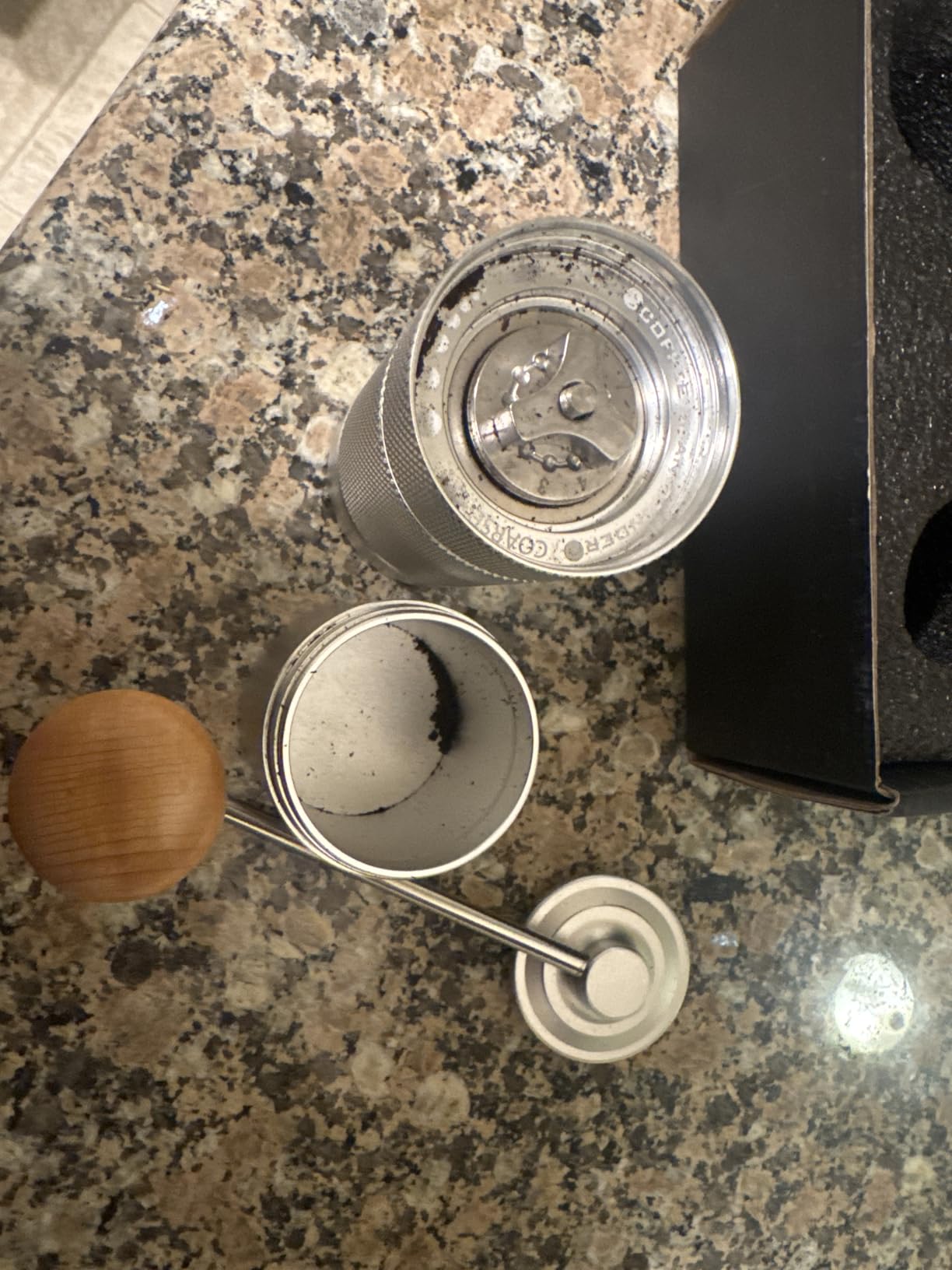 M6 Manual Coffee Grinder for Espresso Pour Over French Press Moka | Conical Burr, 24 Adjustable Settings, All-Metal Body, Portable Hand Grinder for Travel, Camping, Home & Office, 25g Capacity customer photo 1