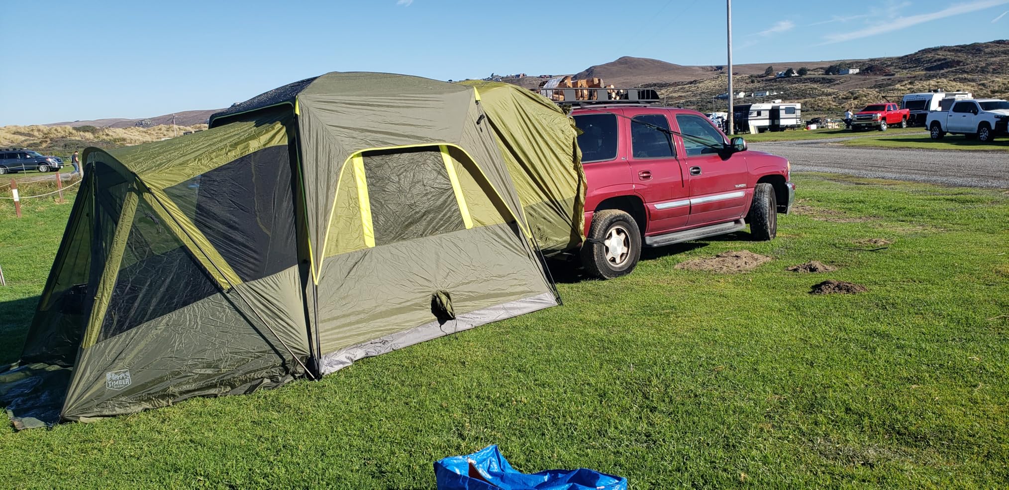 Timber Ridge Truck-Bed-Tents SUV Camping Tent | Weather Resistant and Portable Van or Car Tent, Includes Rainfly and Storage Bag customer photo 1