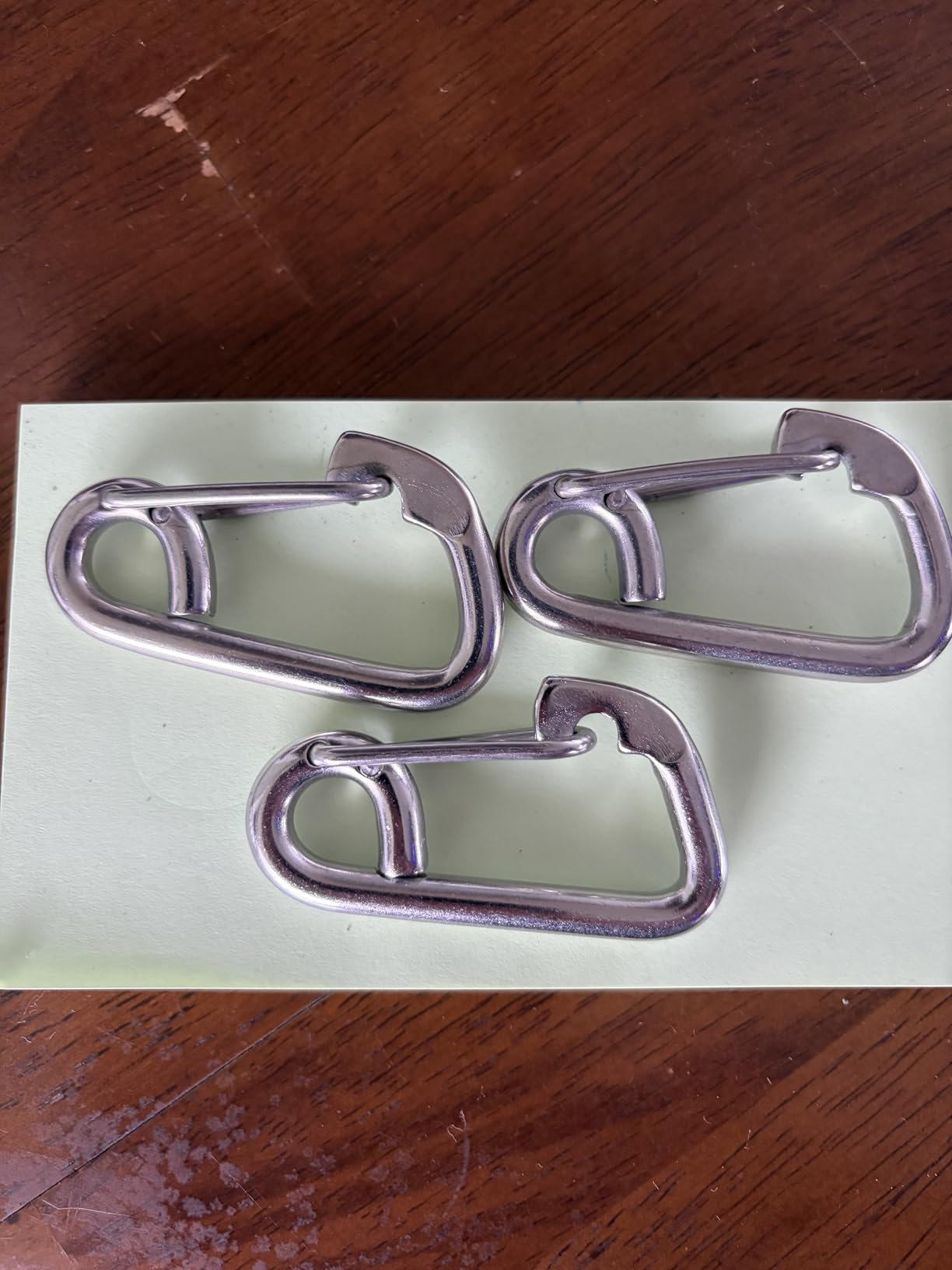 SHONAN Marine Boat Hooks, Stainless Steel Carabiner Heavy Duty Snap Hook, Rope Clips for Jet Ski, Kayak and Boat Dock Lines customer photo 2