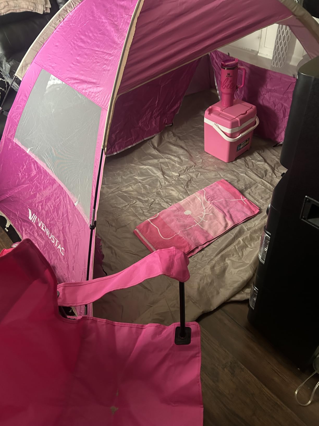 Venustas Beach Tent Sun Shelter for 3/4/6/8 Person, UPF 50+ UV Protection Beach Canopy, Lightweight and Easy Setup Cabana, Portable Shade Tent customer photo 1