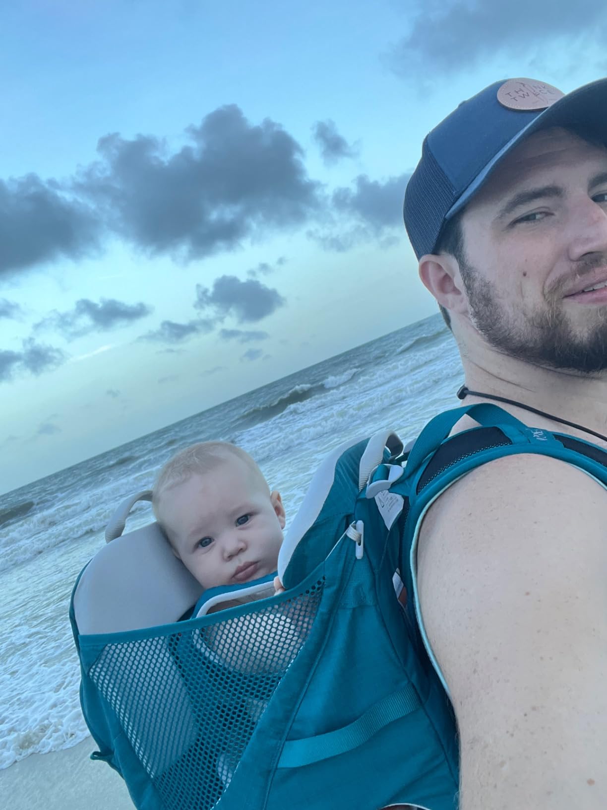 Osprey Poco SLT Lightweight Child Carrier Backpack - Slimmed-Down Hiking Carrier for Toddlers with Safety Harness, Sunshade, and Ventilated Backpanel - Lightweight Travel-Friendly Option customer photo 2
